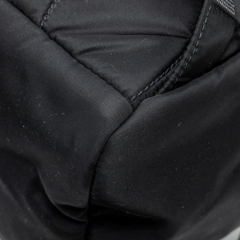 PRADA BACKPACK RE-NYLON/SAFFIANO BLACK SHW