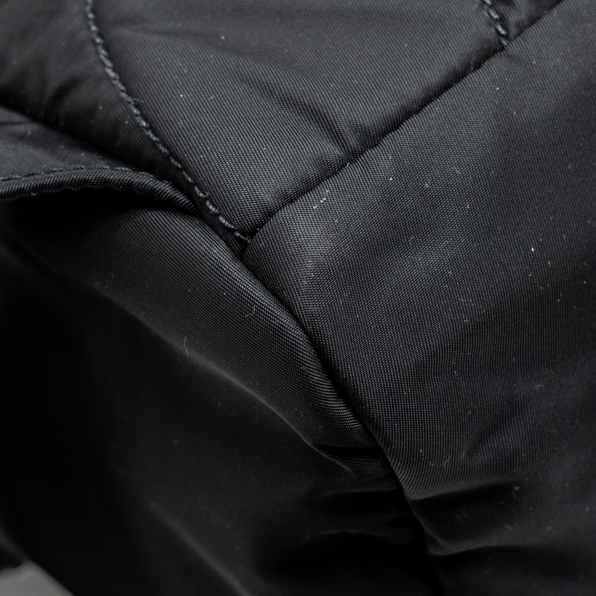 PRADA BACKPACK RE-NYLON/SAFFIANO BLACK SHW
