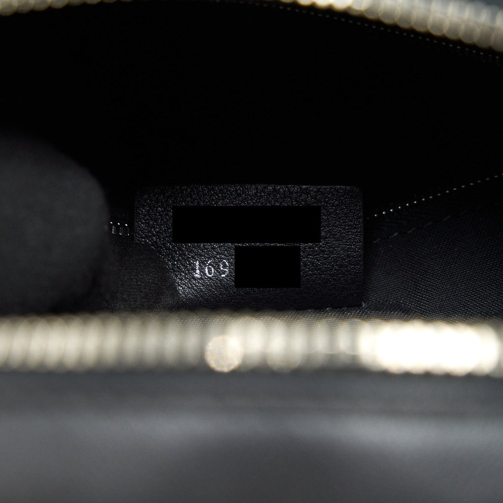 FENDI MONSTER BACKPACK BLACK/YELLOW FUR