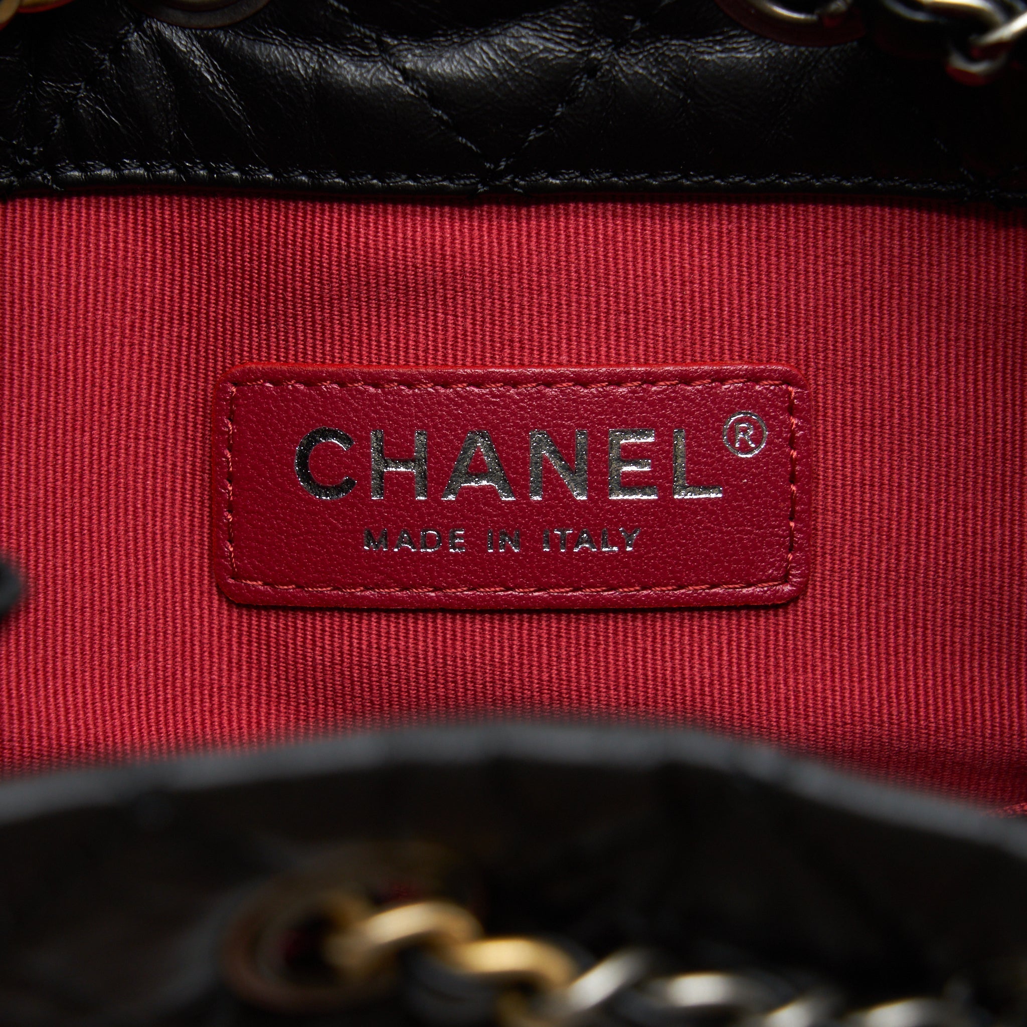 CHANEL SMALL GABRIELLE BACKPACK CALFSKIN BLACK WITH MULTICOLOUR HARDWARE