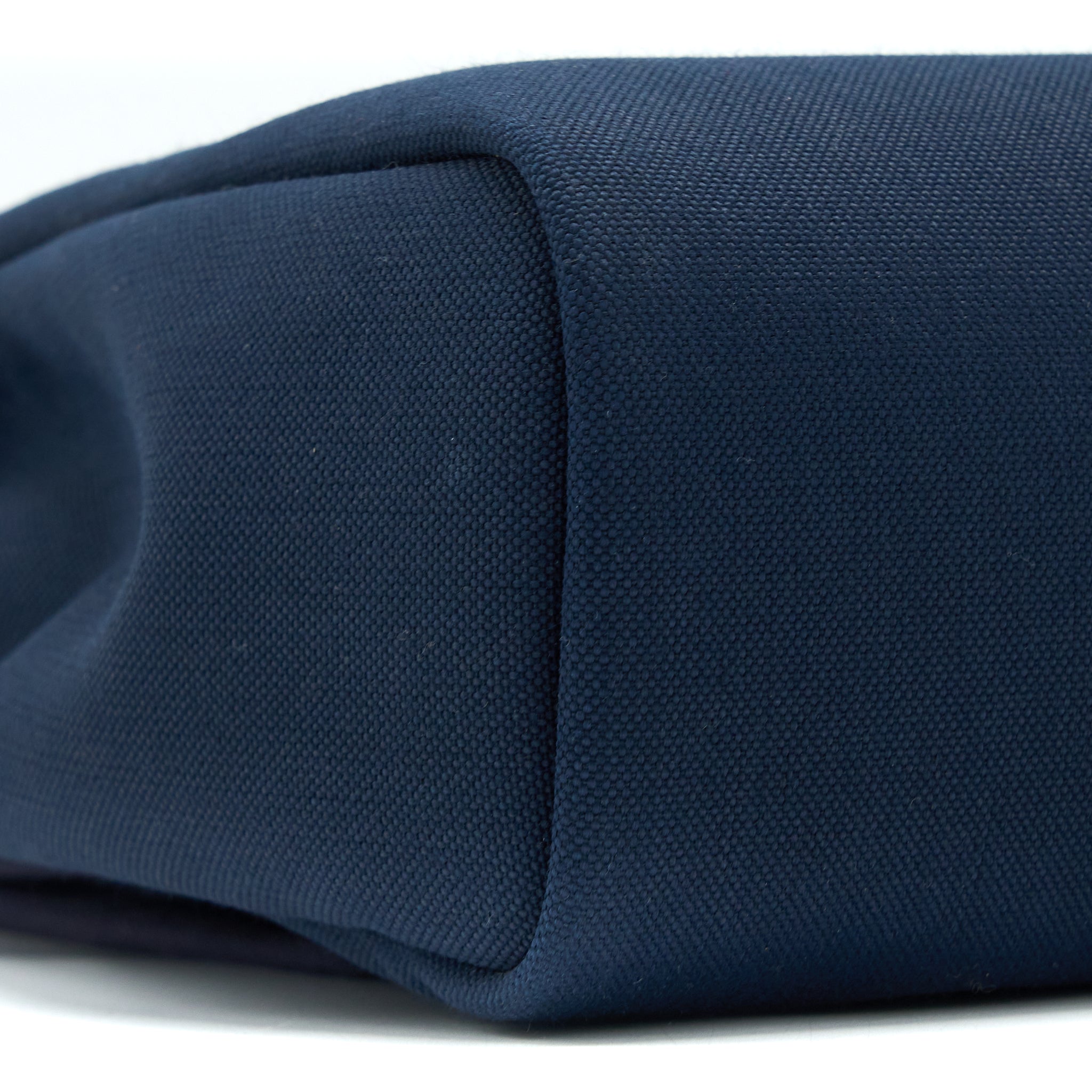 HERMES HERBAG BACKPACK CANVAS/LEATHER DARK BLUE/BLACK SHW