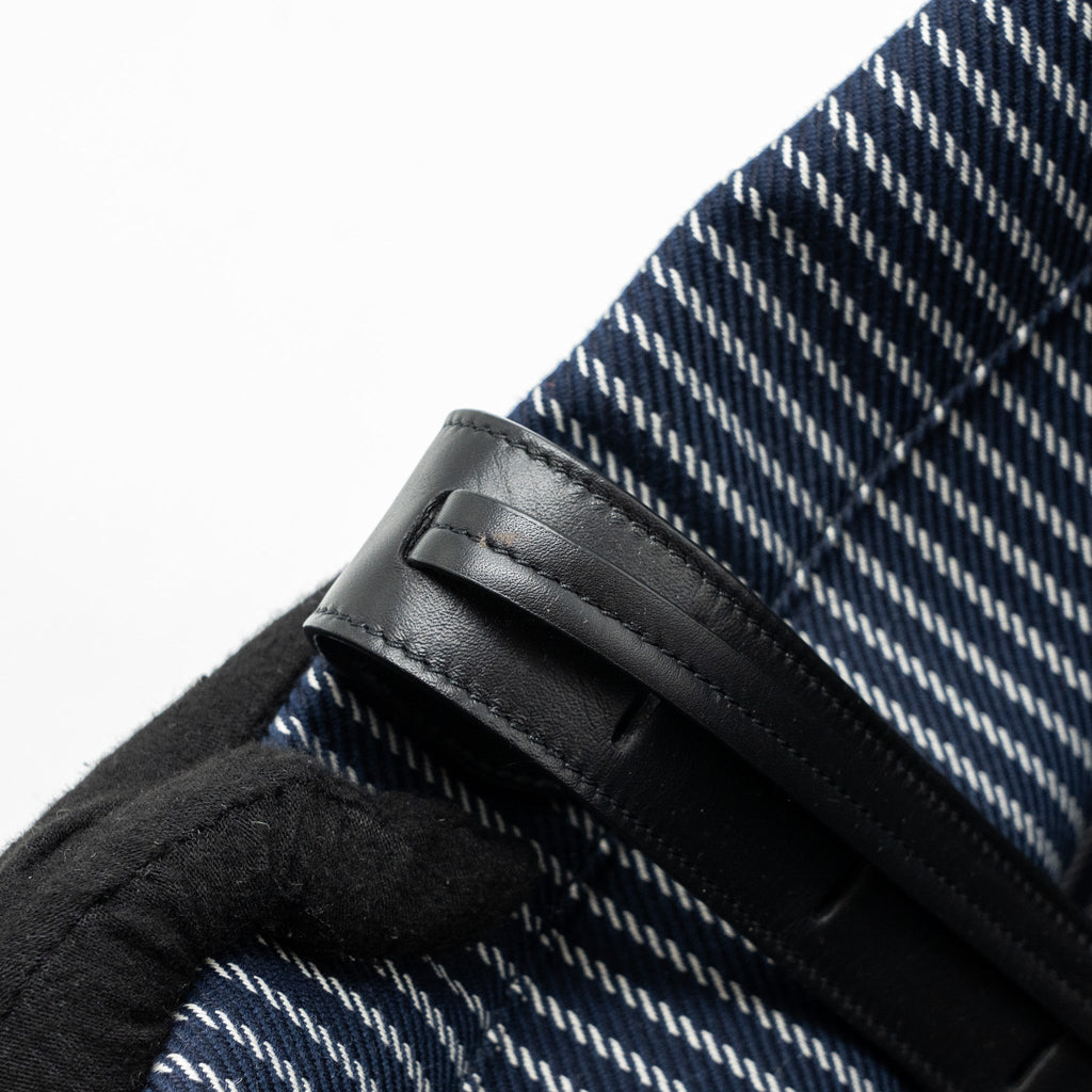 CELINE PHANTOM LUGGAGE BAG CANVAS /  LEATHER DARK BLUE / BLACK GHW