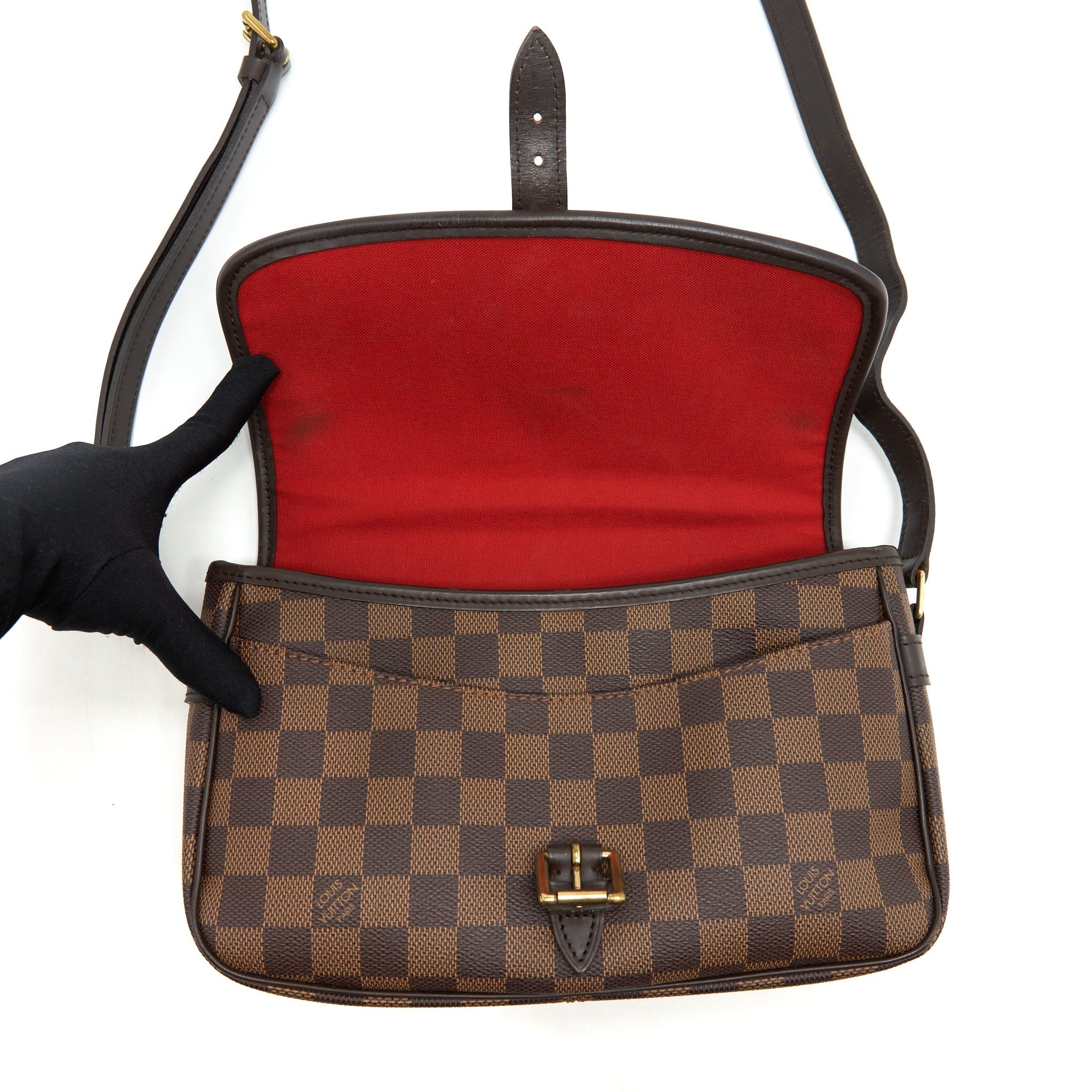LOUIS VUITTON MESSENGER BAG DAMIER EBENE CANVAS GHW
