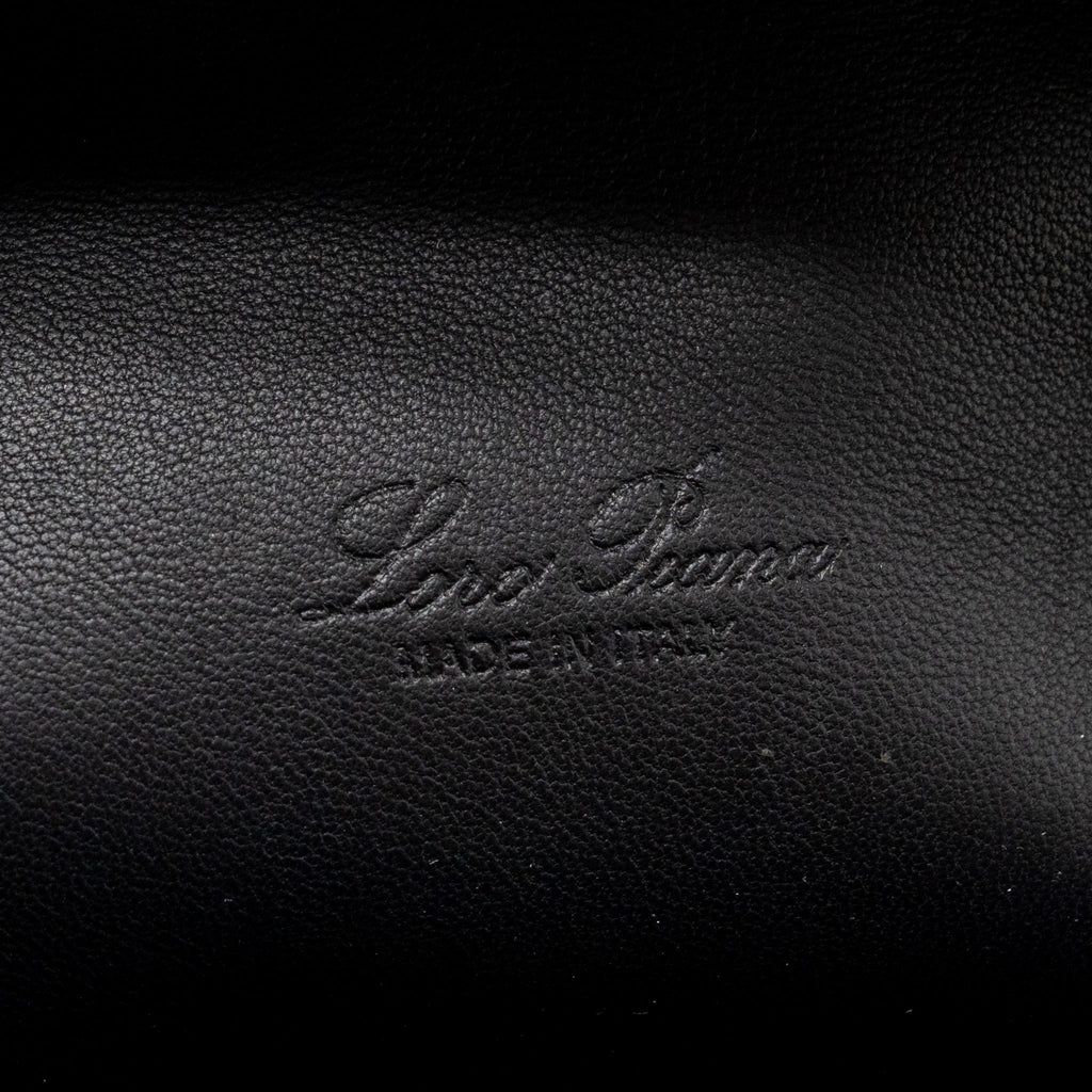 LORO PIANA EXTRA POCKET BACKPACK L23.5 GRAINED CALFSKIN NAVY GHW