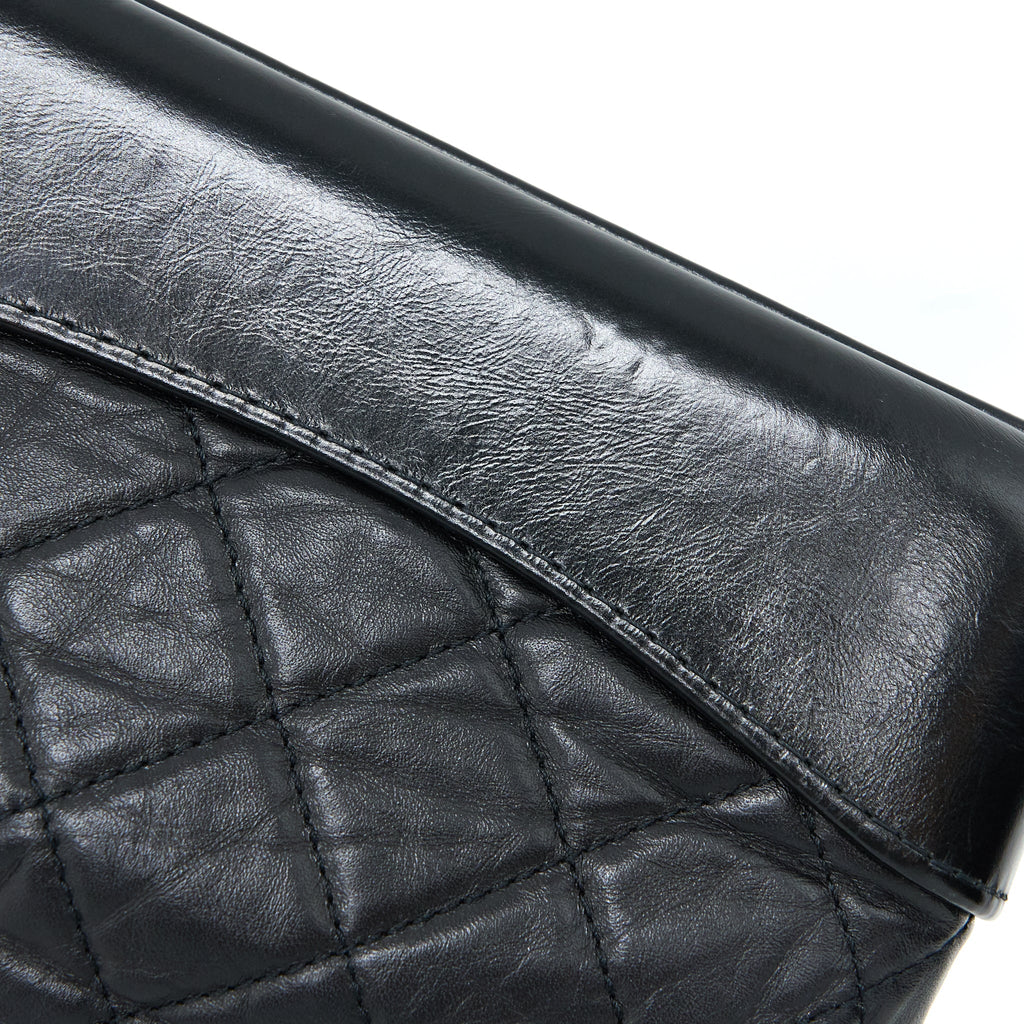 CHANEL SMALL GABRIELLE BACKPACK AGED CALFSKIN BLACK MULTICOLOUR HARDWARE