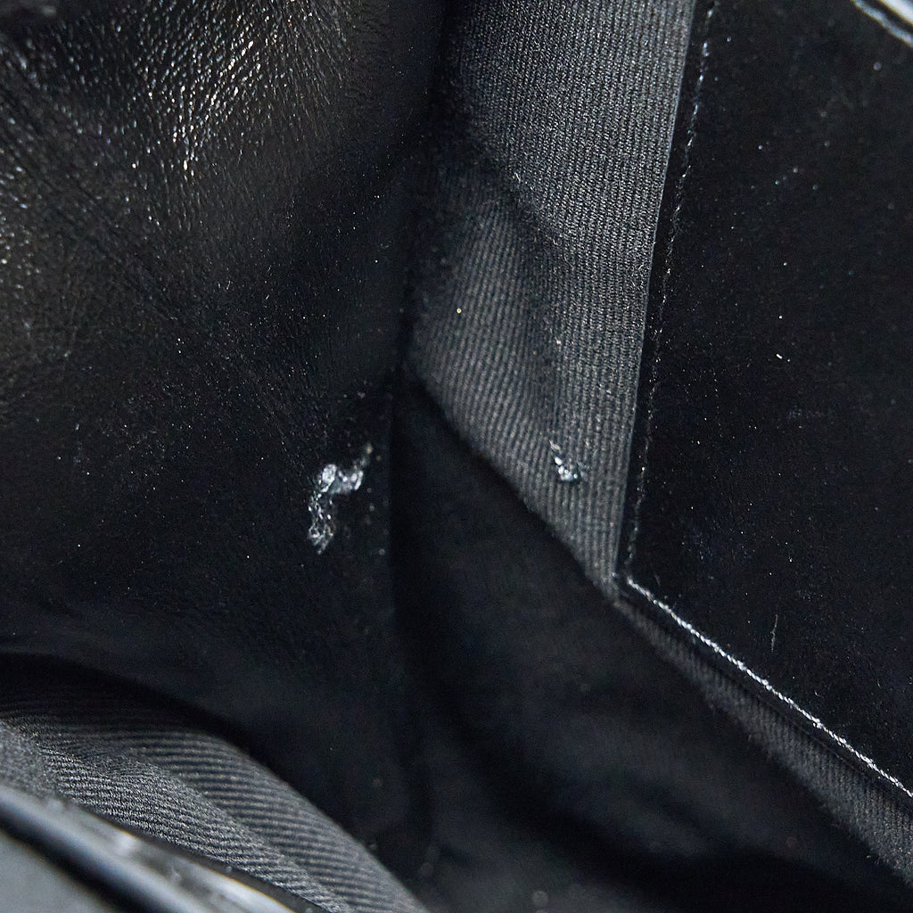 CHANEL 22A QUILTED BACKPACK SHINY CALFSKIN BLACK LGHW (MICROCHIP)