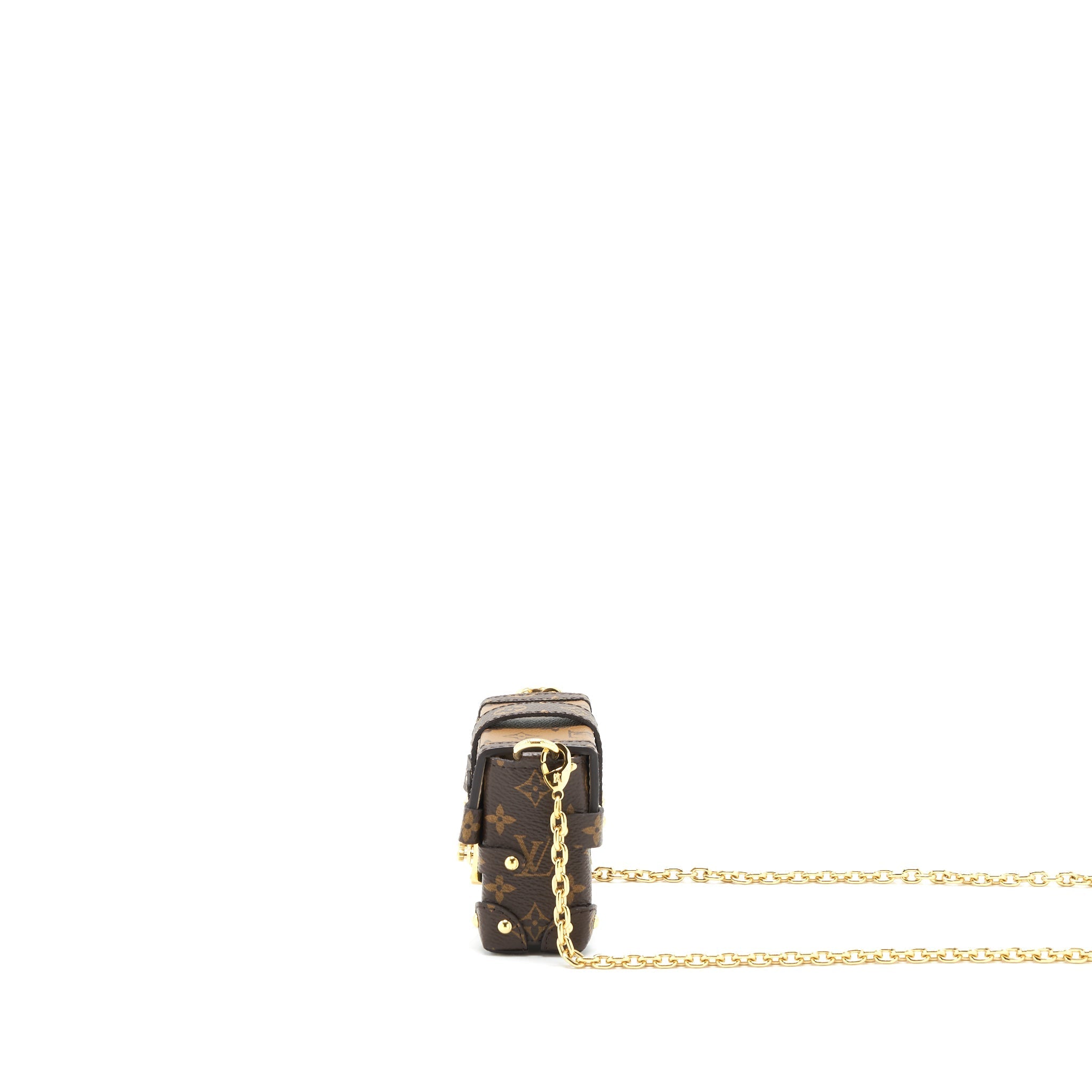 LOUIS VUITTON ESSENTIAL TRUNK WITH CHAIN REVERSE MONOGRAM
