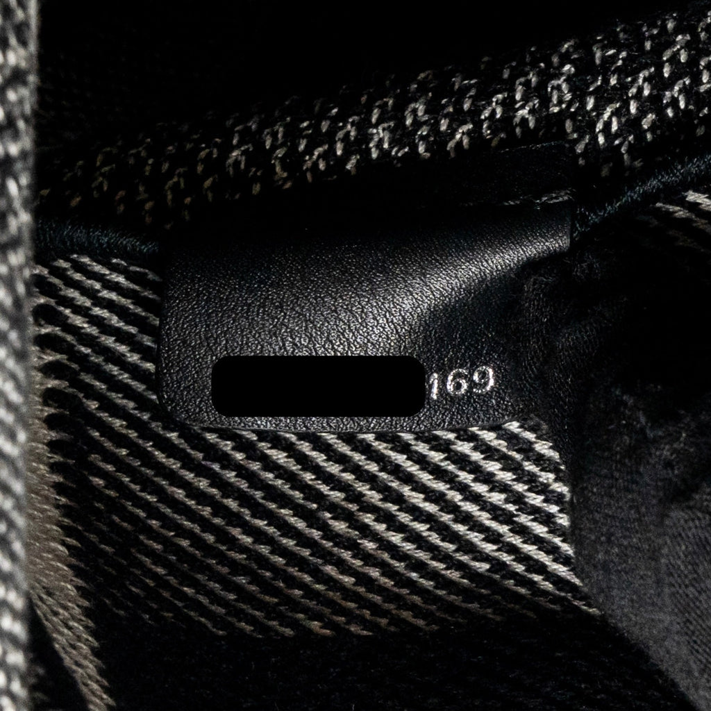 DIOR DIORCAMP MESSENGER BAG CANVAS BLACK/WHITE SHW