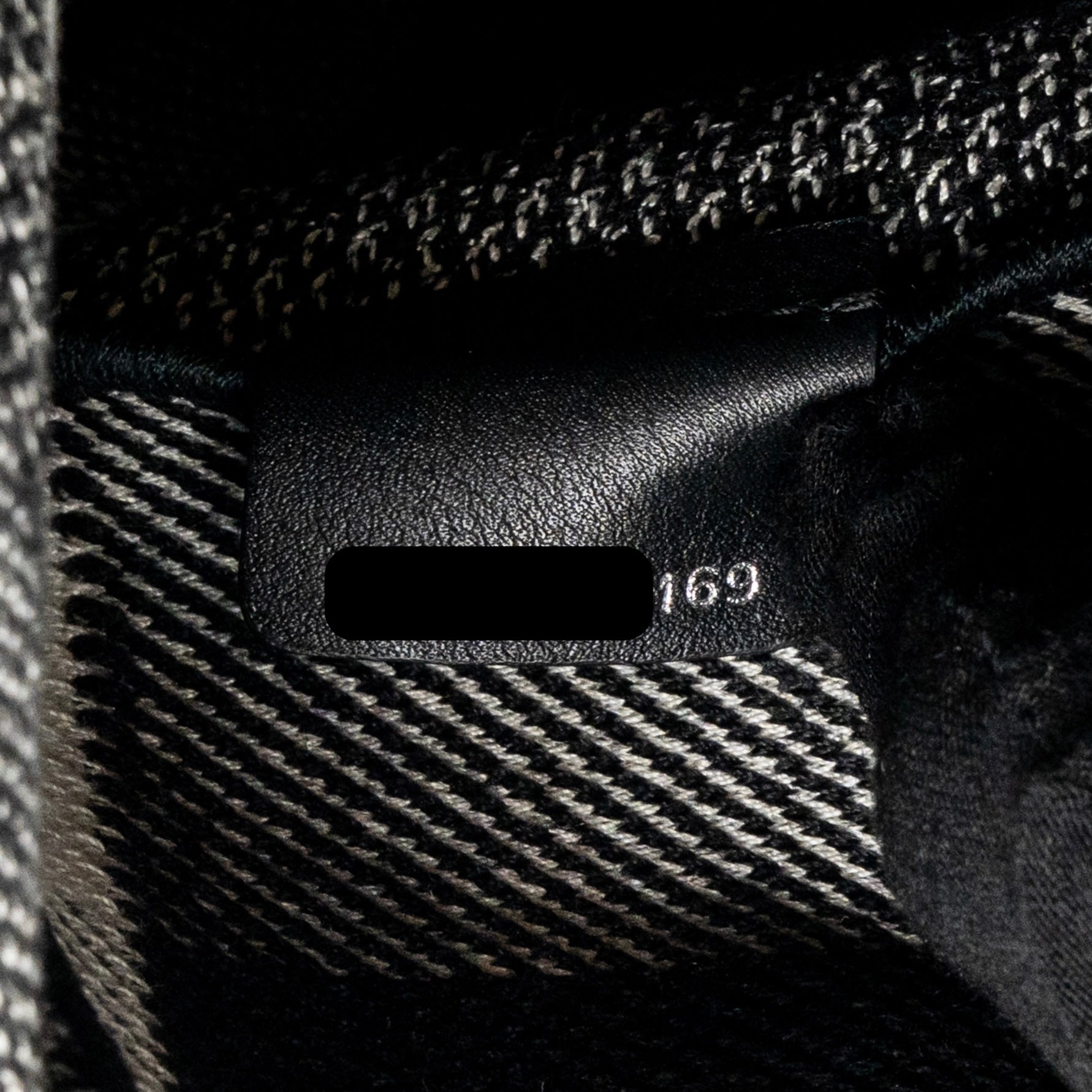 DIOR DIORCAMP MESSENGER BAG CANVAS BLACK/WHITE SHW