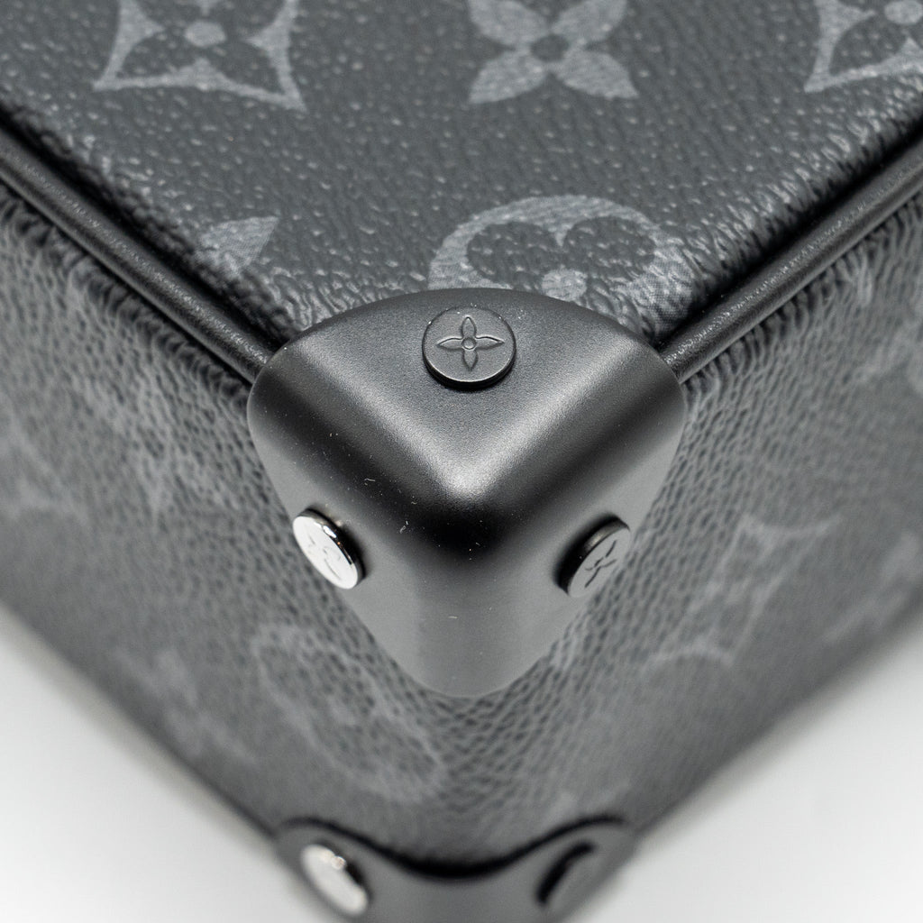 LOUIS VUITTON MINI SOFT TRUNK MONOGRAM ECLIPSE CANVAS BLACK HARDWARE