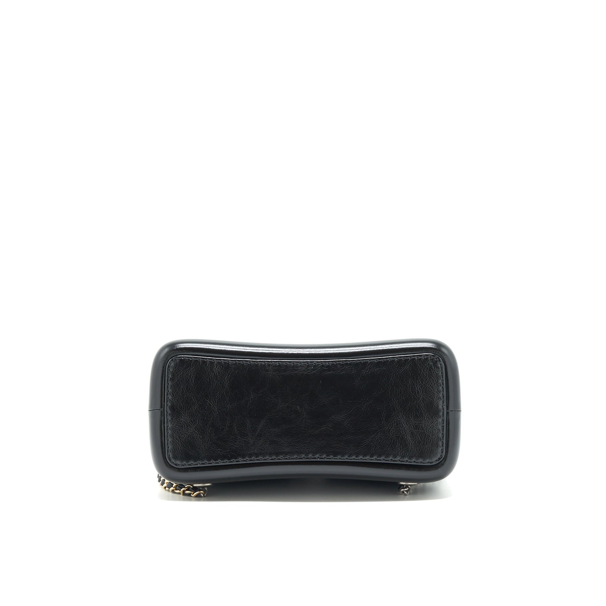 CHANEL SMALL GABRIELLE BACKPACK BLACK RUTHENIUM SHW(MICROCHIP)