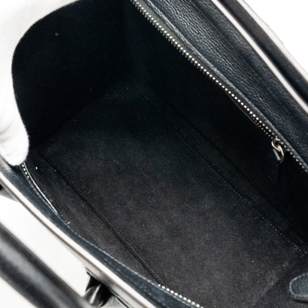 CELINE MICRO LUGGAGE BAG CALFSKIN BLACK SHW