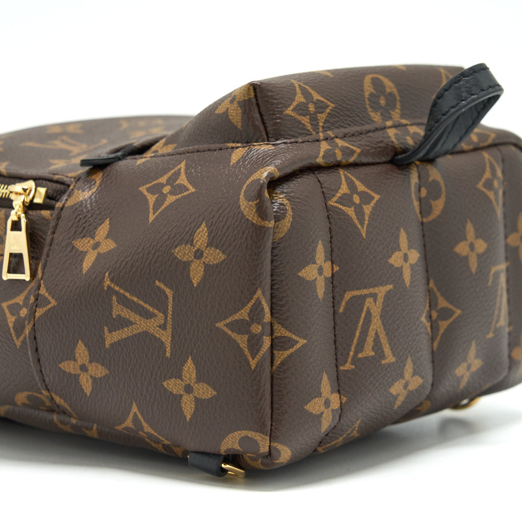 LOUIS VUITTON PALM SPRINGS MINI BACKPACK MONOGRAM CANVAS GHW