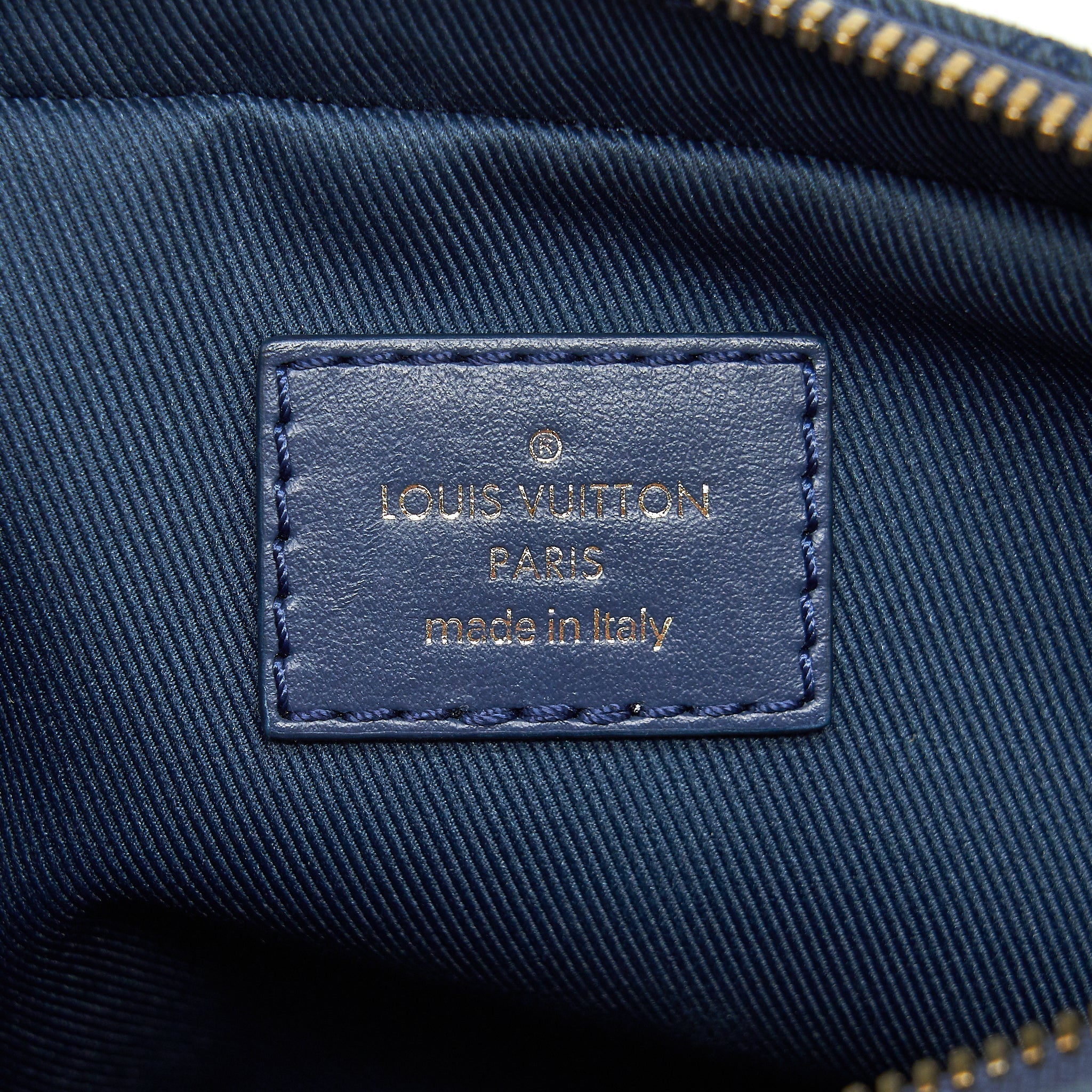 LOUIS VUITTON OUTDOOR BUMBAG DENIM NAVY