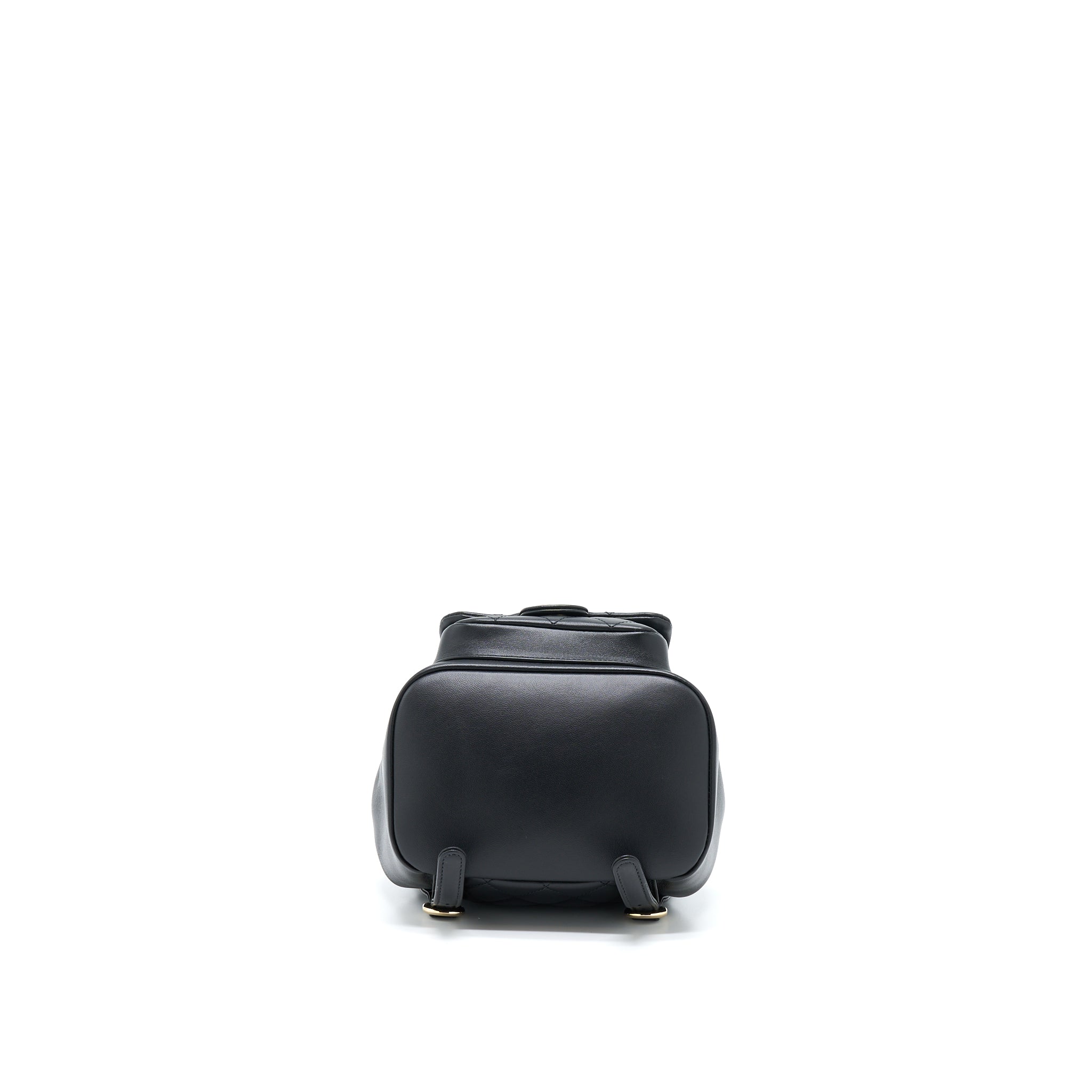 CHANEL DUMA MINI BACKPACK LAMBSKIN BLACK LGHW (MICROCHIP)