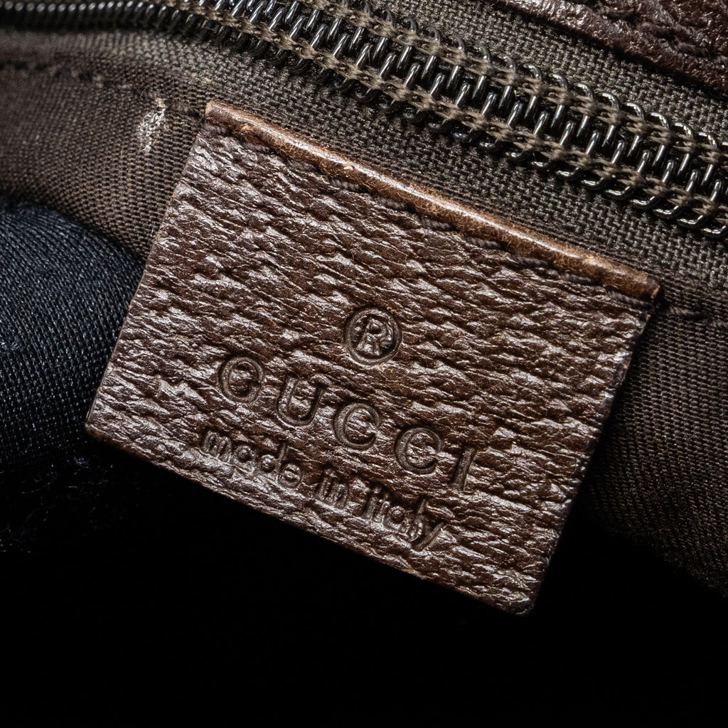 GUCCI MESSENGER BAG GG SUPREME CANVAS/LEATHER BROWN/GREEN/RED SHW