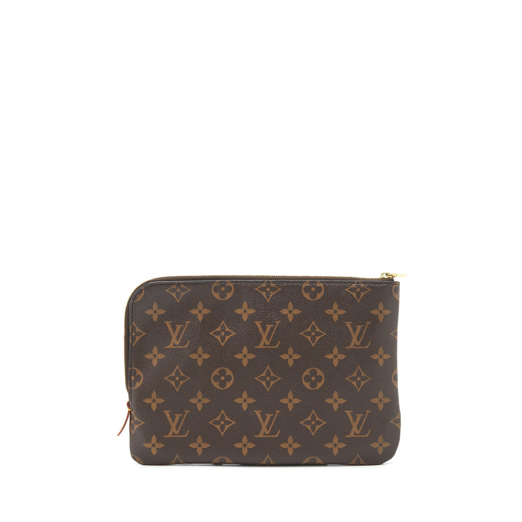 LOUIS VUITTON ETUI VOYAGE PM POUCH MONOGRAM CANVAS GHW
