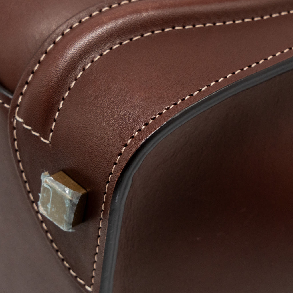 CELINE MICRO LUGGAGE BAG CALFSKIN BURGUNDY GHW