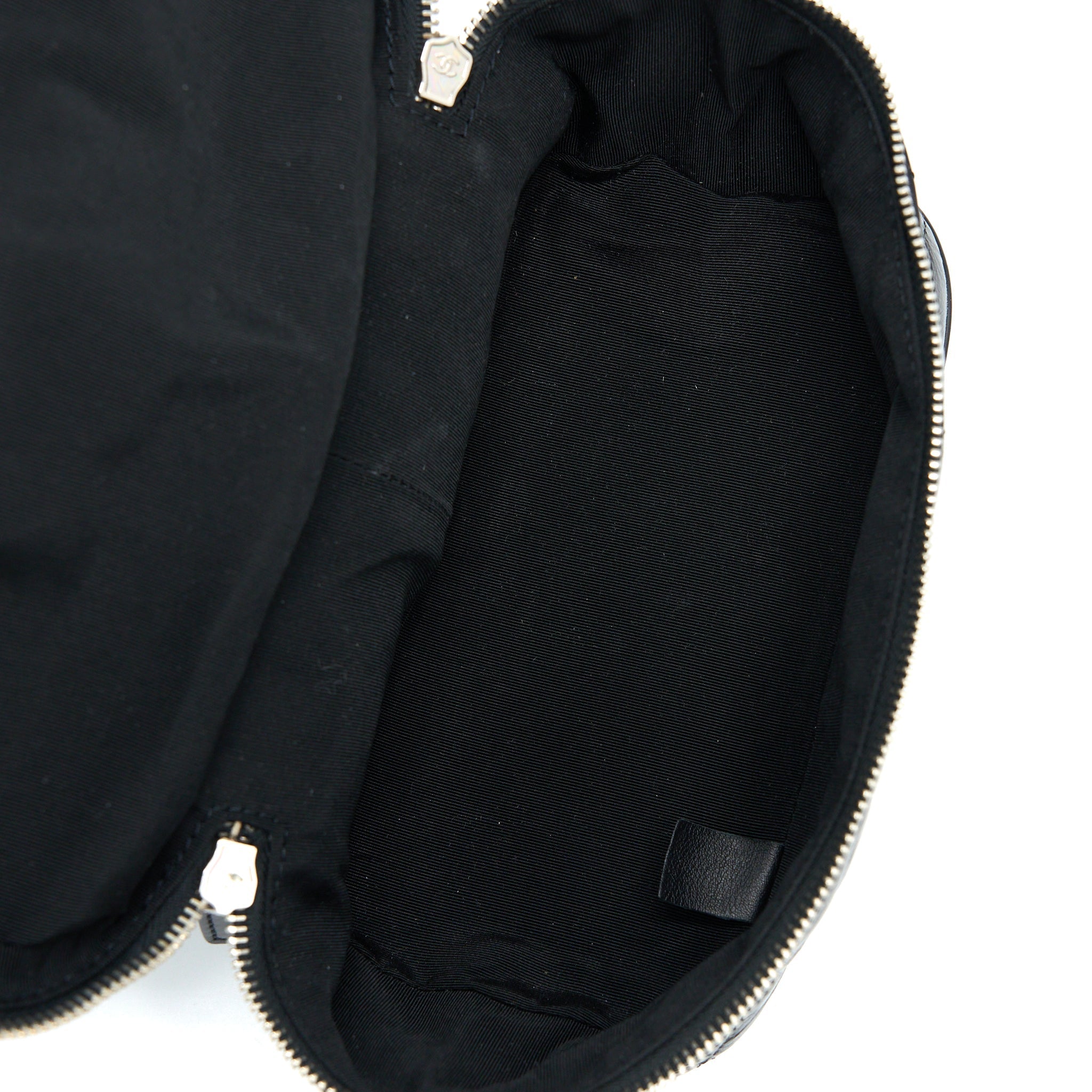 CHANEL PVC AQUARIUM BACKPACK BLACK PVC/AGED CALFSKIN SHW