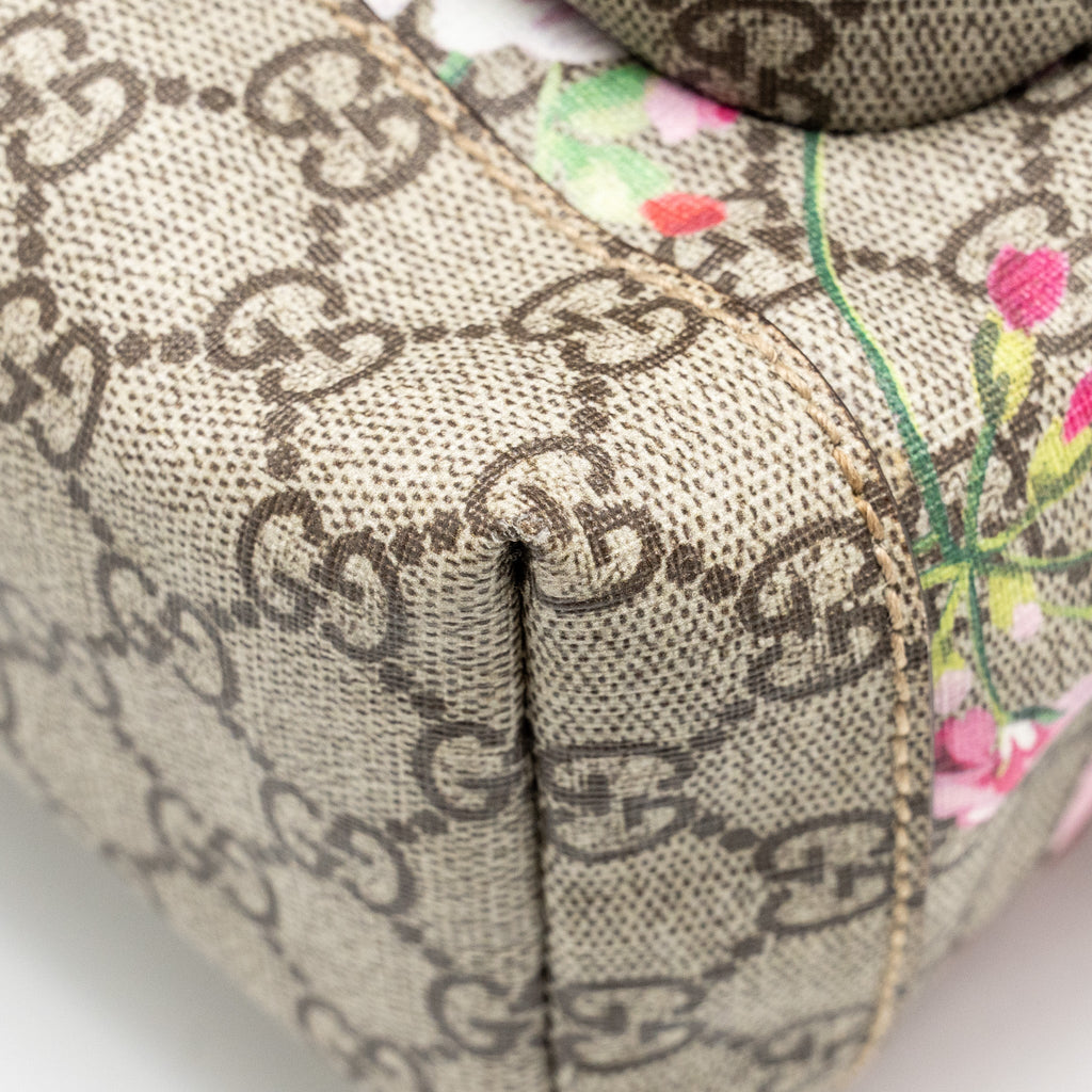 GUCCI BACKPACK FLOWER PRINTED GG SUPREME CANVAS MULTICOLOUR SHW