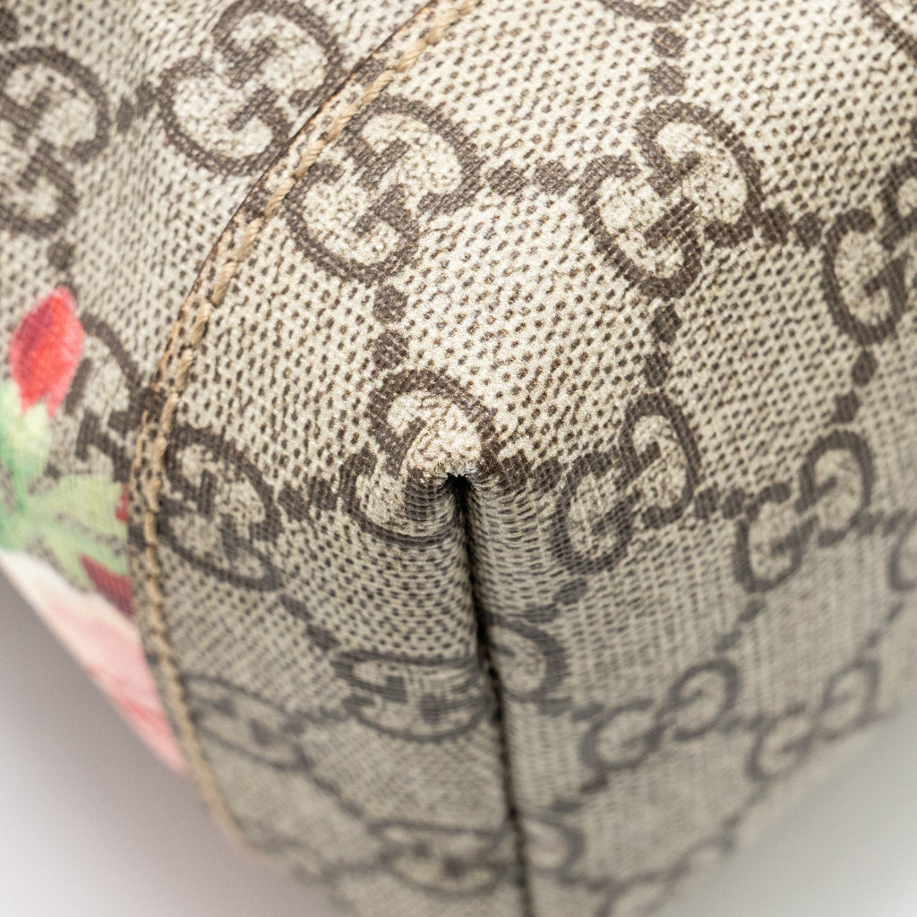 GUCCI BACKPACK FLOWER PRINTED GG SUPREME CANVAS MULTICOLOUR SHW