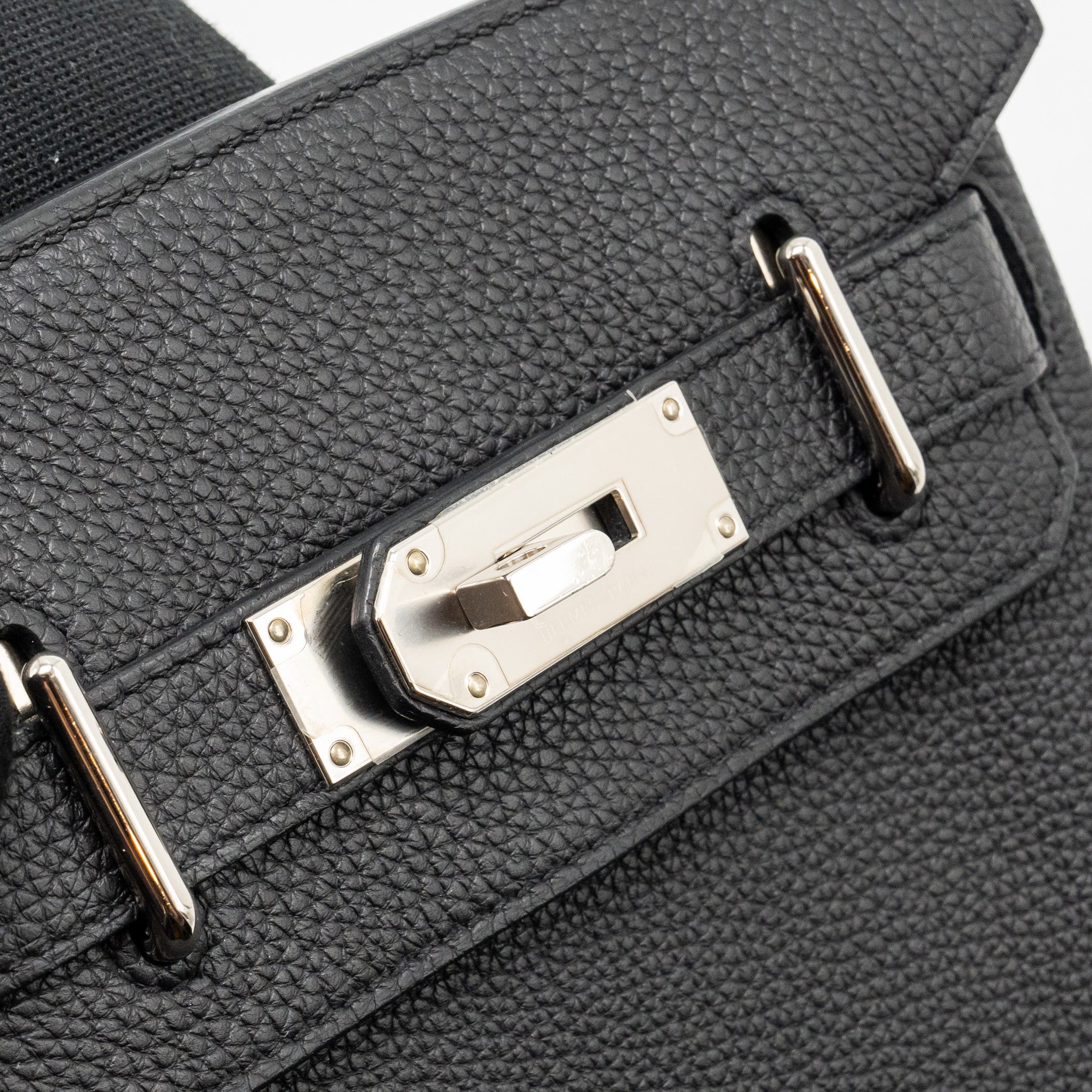 HERMES HAC A DOS PM BACKPACK TOGO BLACK SHW