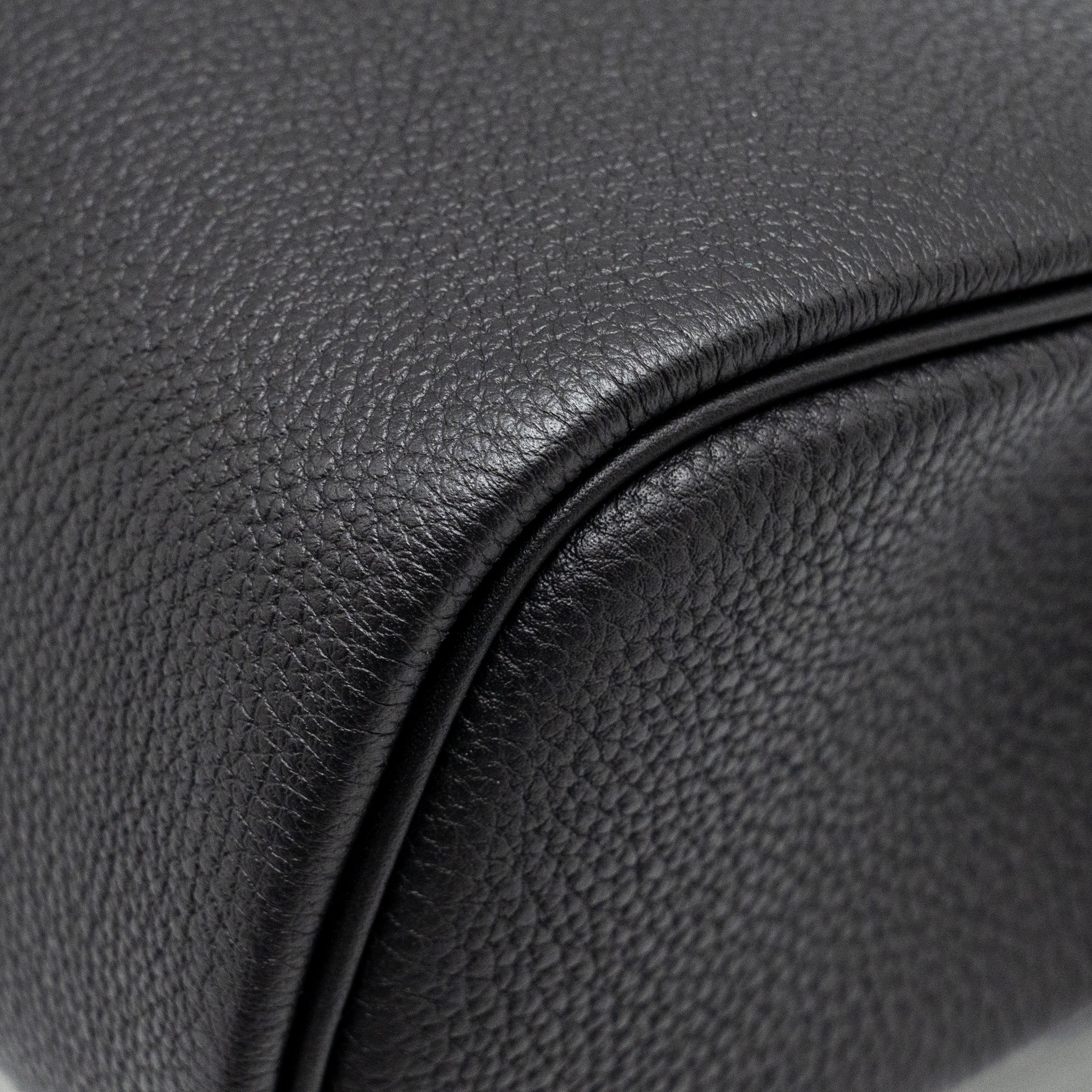 HERMES SPECIAL ORDER HAC A DOS PM BACKPACK TOGO BLACK/BLUE SAPPHIRE SHW