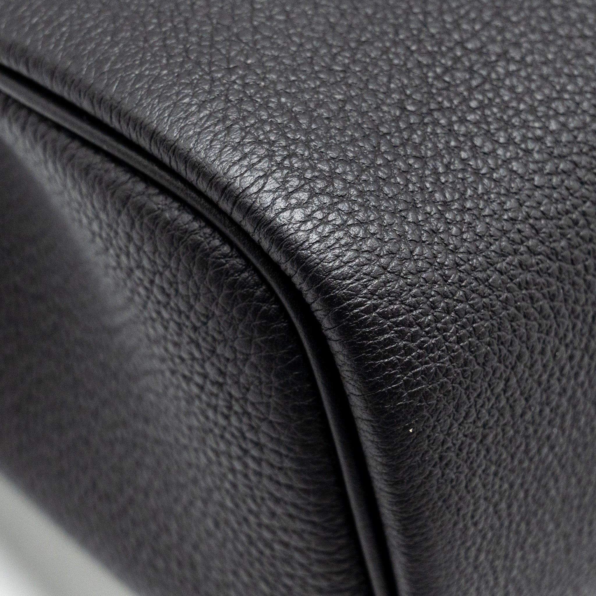 HERMES SPECIAL ORDER HAC A DOS PM BACKPACK TOGO BLACK/BLUE SAPPHIRE SHW