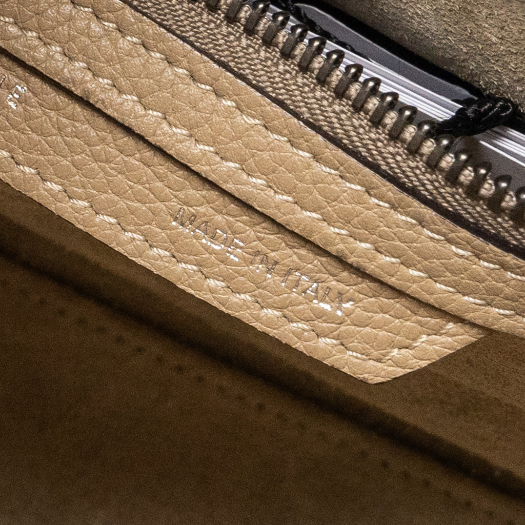 CELINE MICRO LUGGAGE BAG CALFSKIN DUNE SHW