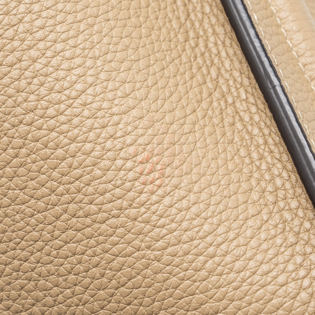 CELINE MICRO LUGGAGE BAG CALFSKIN DUNE SHW