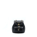 CHANEL DUMA MINI BACKPACK BLACK LGHW (MICROCHIP)