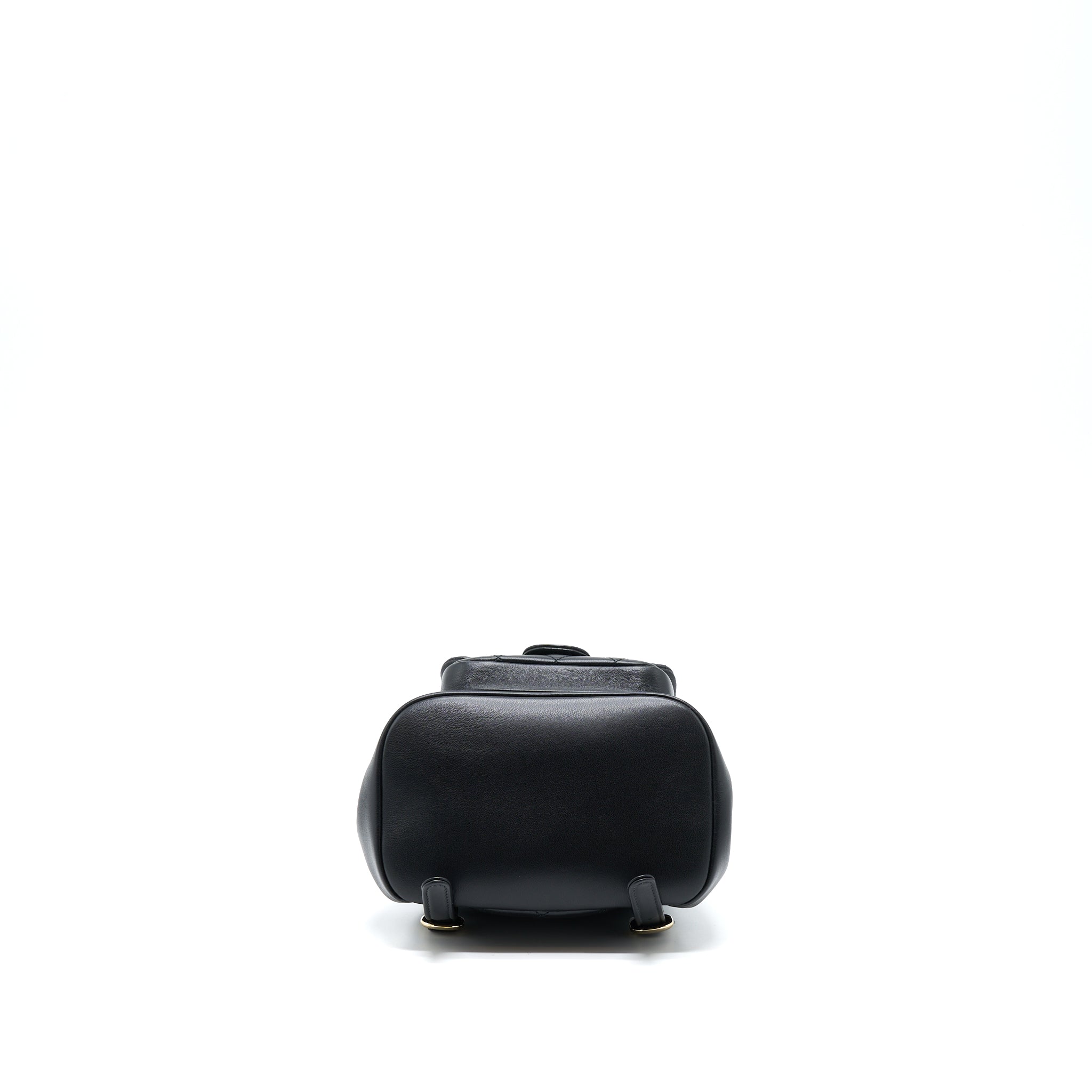 CHANEL DUMA MINI BACKPACK BLACK LGHW (MICROCHIP)