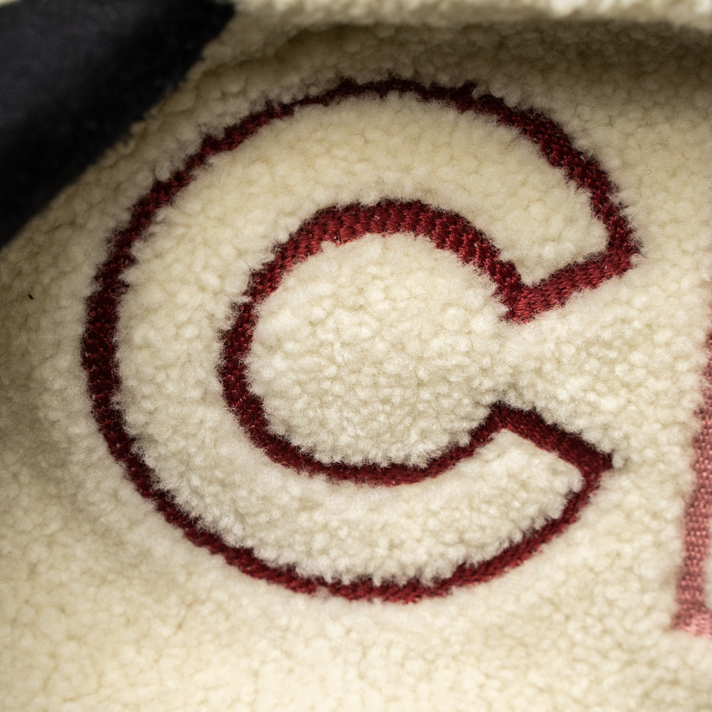 CHANEL 19B BACKPACK SHEARLING WHITE/MULTICOLOUR SHW