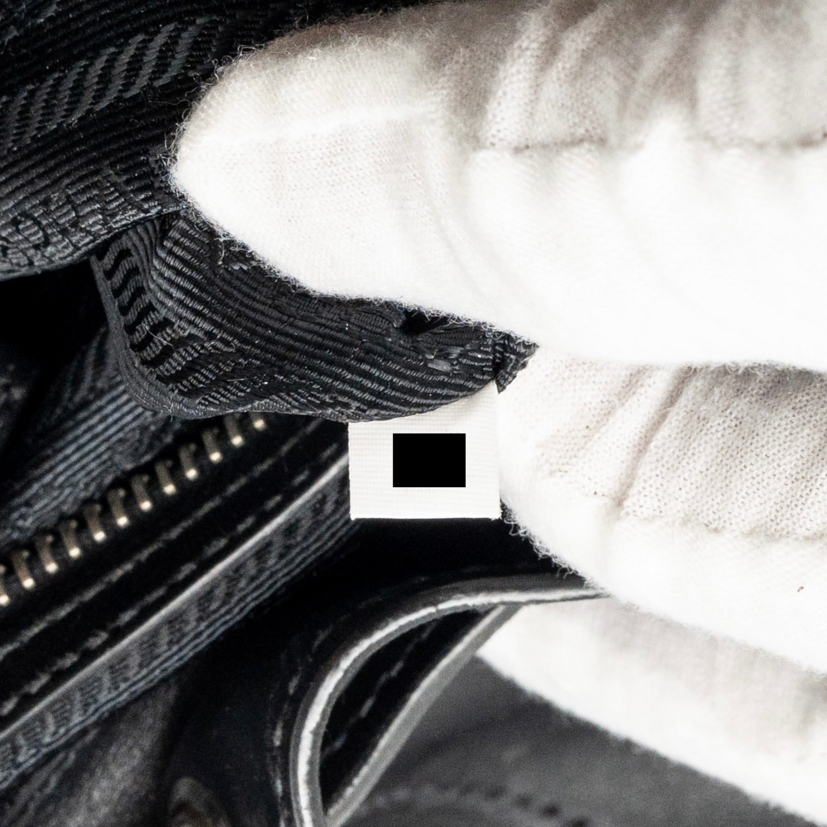 PRADA ZAINETTO BACKPACK LEATHER BLACK SHW