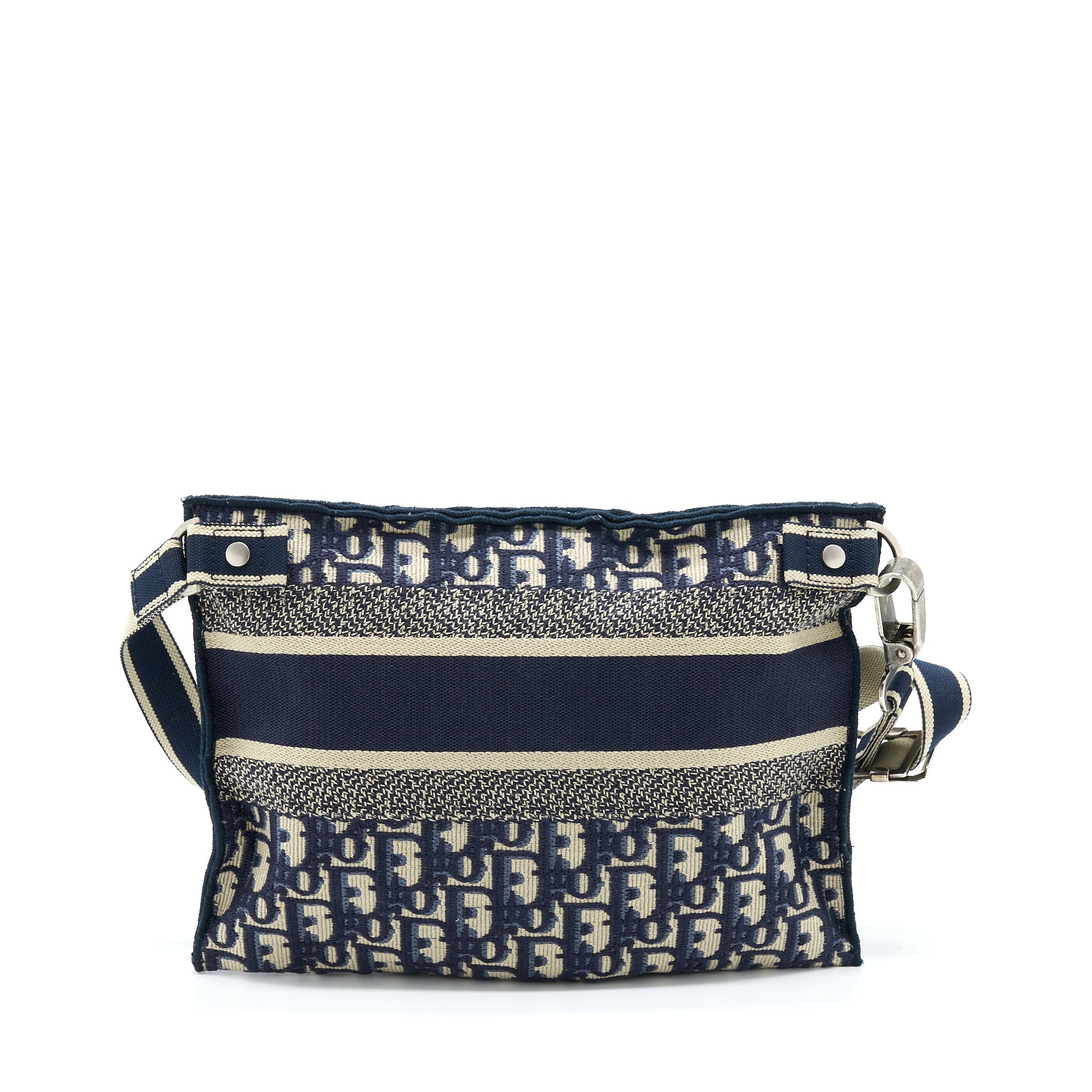 DIOR CROSSBODY MESSENGER BAG BLUE OBLIQUE CANVAS
