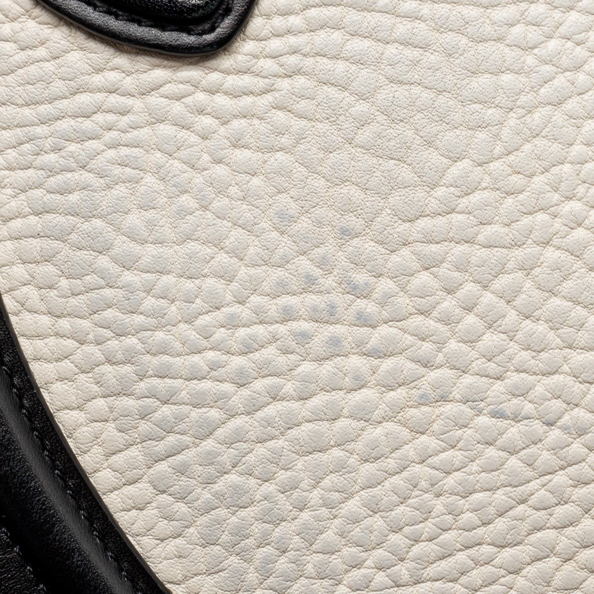 CELINE NANO LUGGAGE BAG CALFSKIN BLACK / WHITE GHW