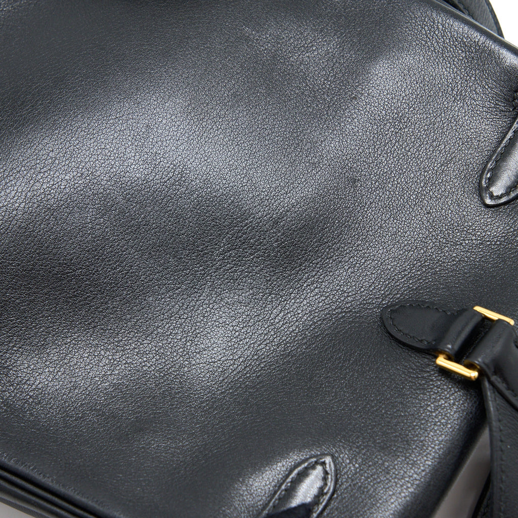 HERMES VINTAGE KELLY ADO BACKPACK 20CM SWIFT BLACK GHW