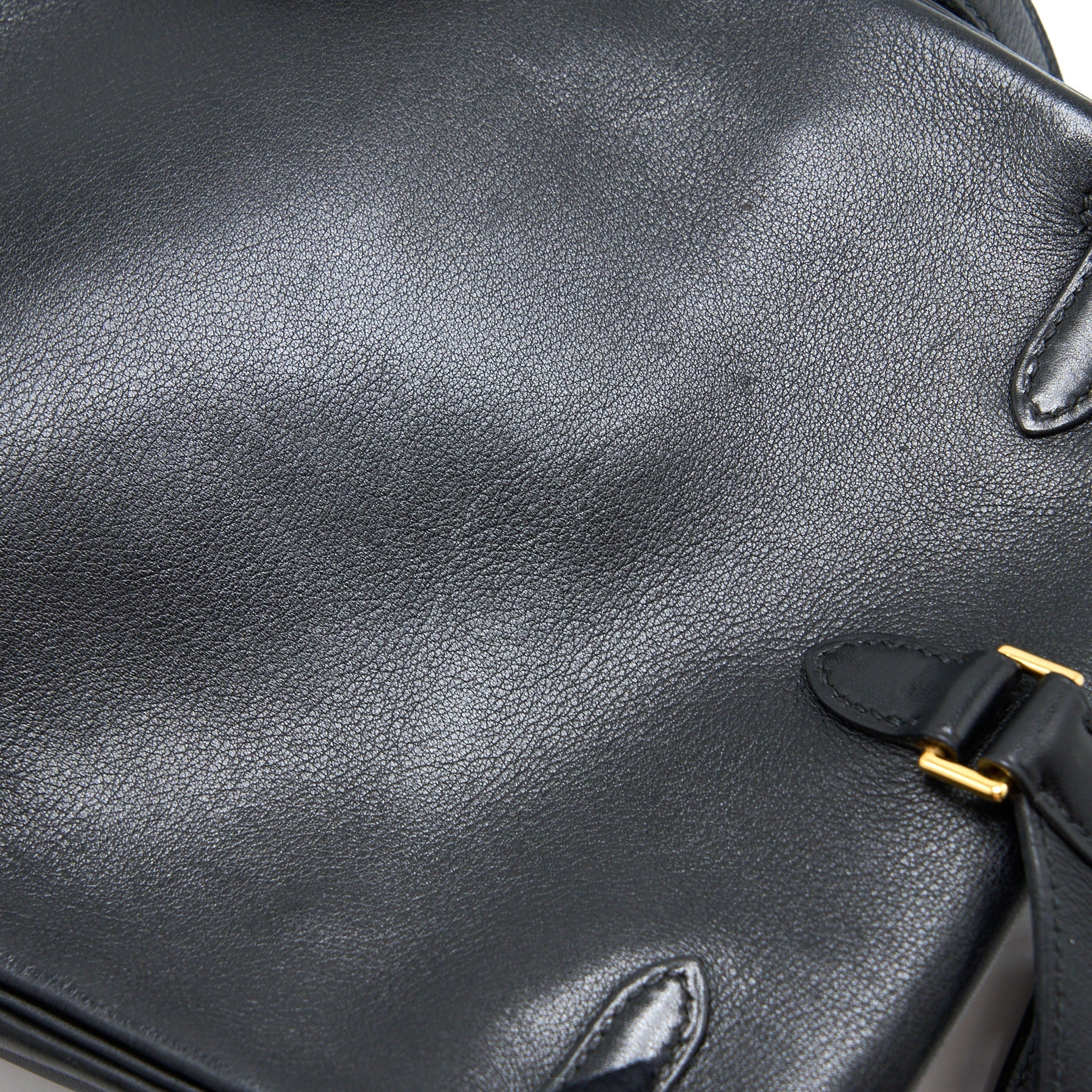HERMES VINTAGE KELLY ADO BACKPACK 20CM SWIFT BLACK GHW
