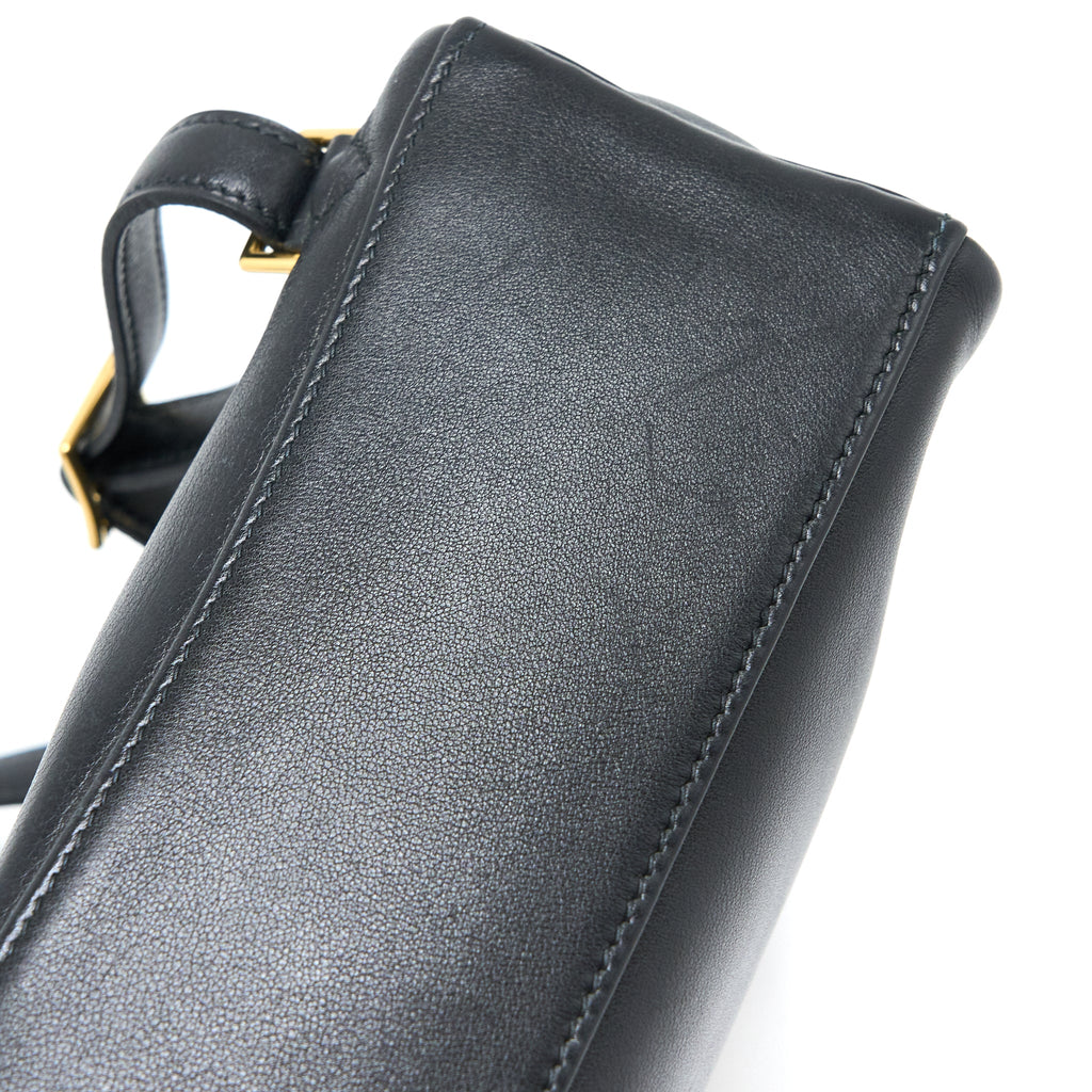 HERMES VINTAGE KELLY ADO BACKPACK 20CM SWIFT BLACK GHW