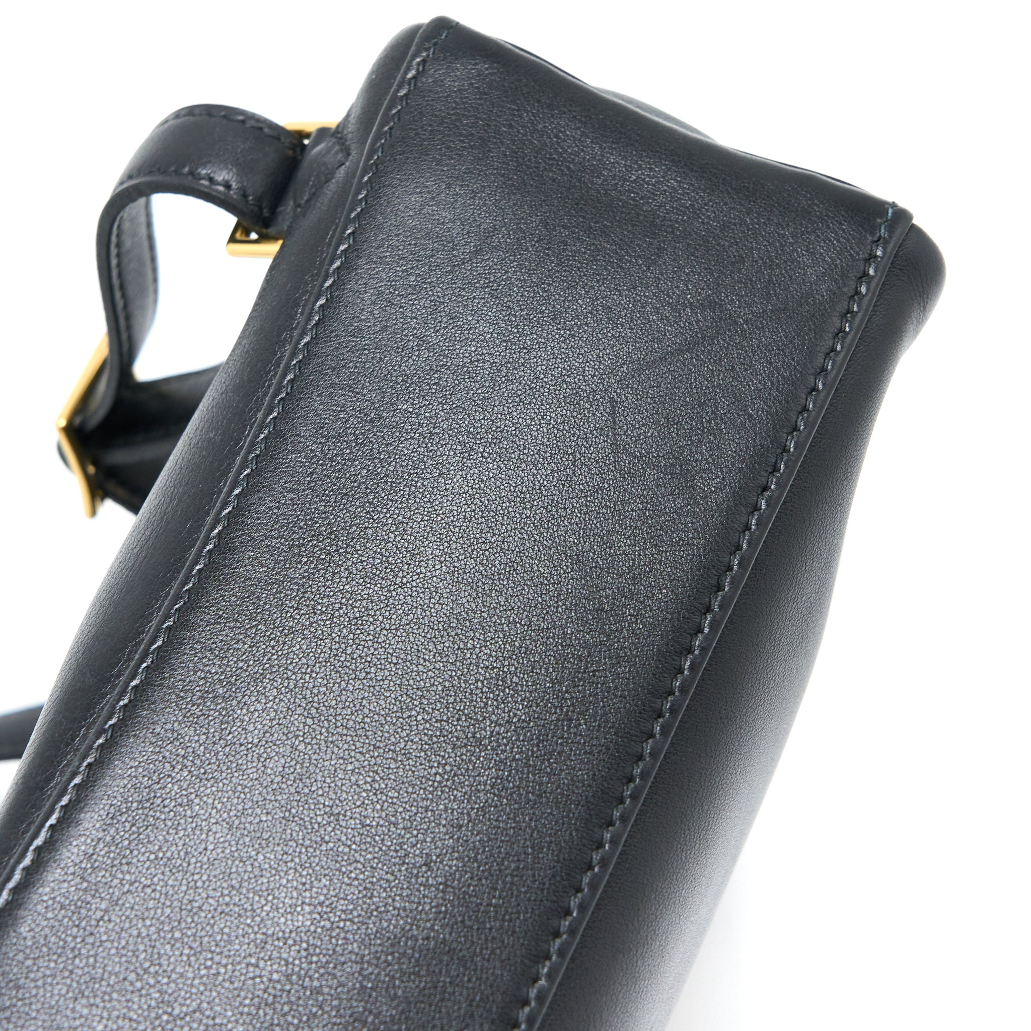 HERMES VINTAGE KELLY ADO BACKPACK 20CM SWIFT BLACK GHW