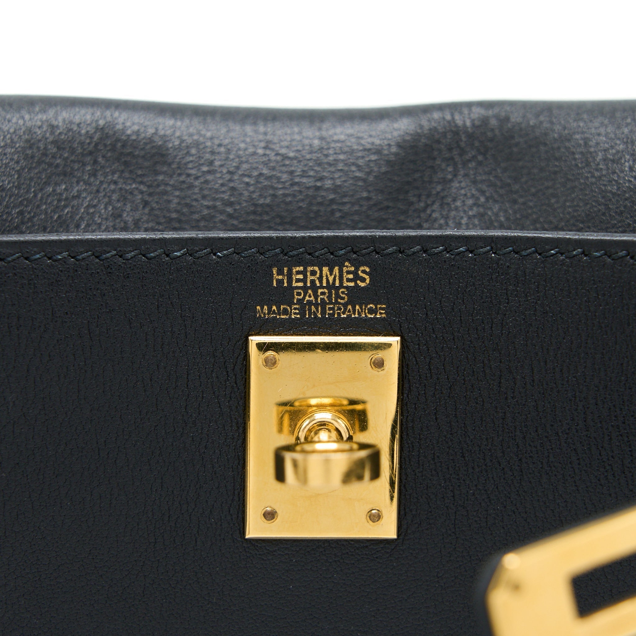 HERMES VINTAGE KELLY ADO BACKPACK 20CM SWIFT BLACK GHW