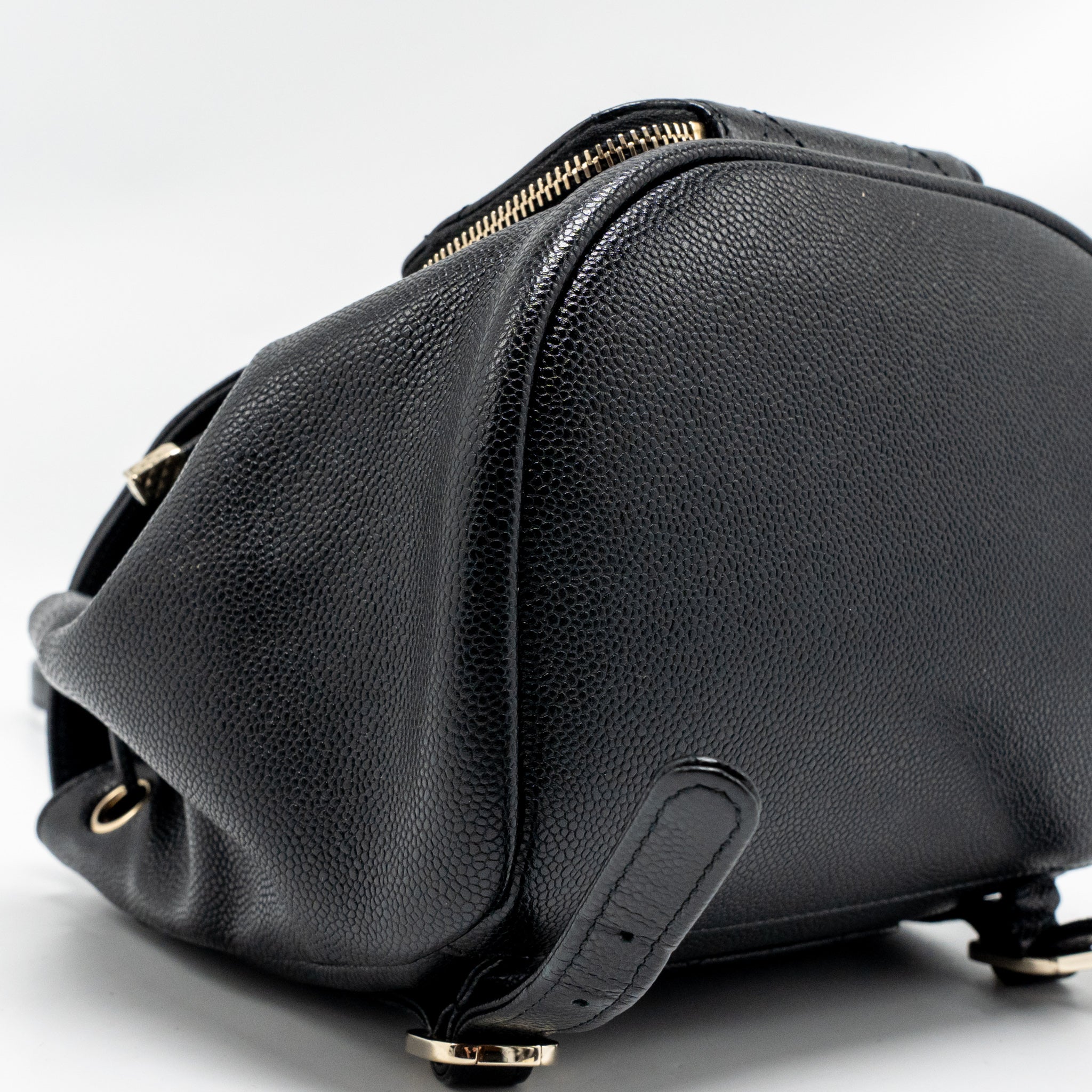 CHANEL AFFINITY BACKPACK CAVIAR BLACK LGHW (MICROCHIP)