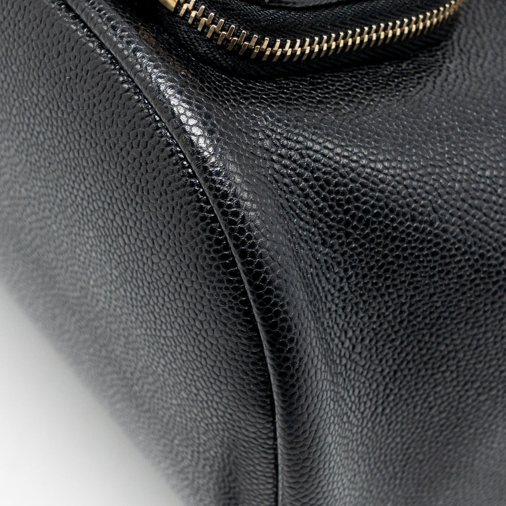 CHANEL AFFINITY BACKPACK CAVIAR BLACK LGHW (MICROCHIP)