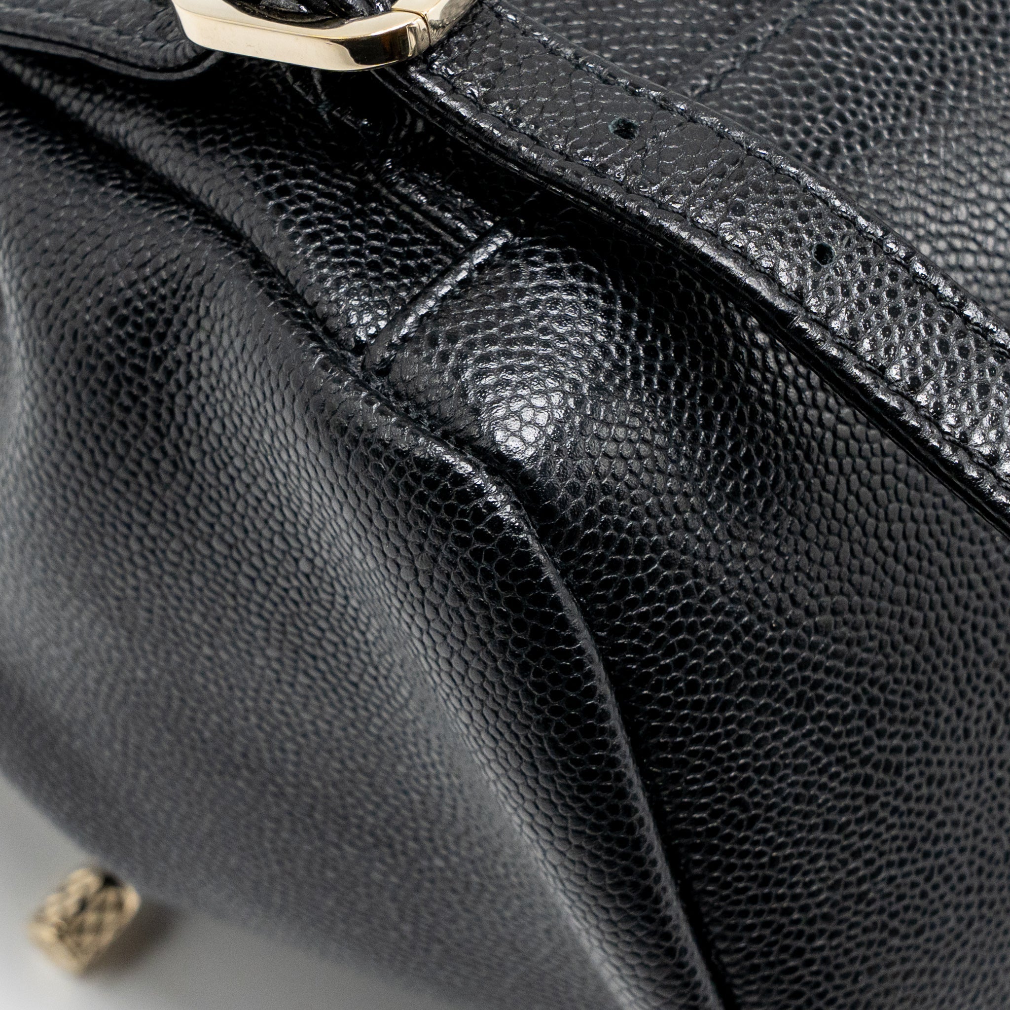 CHANEL AFFINITY BACKPACK CAVIAR BLACK LGHW (MICROCHIP)
