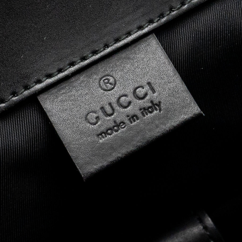 GUCCI SOFT DOUBLE BUCKLE BACKPACK GG SUPREME CANVAS SHW
