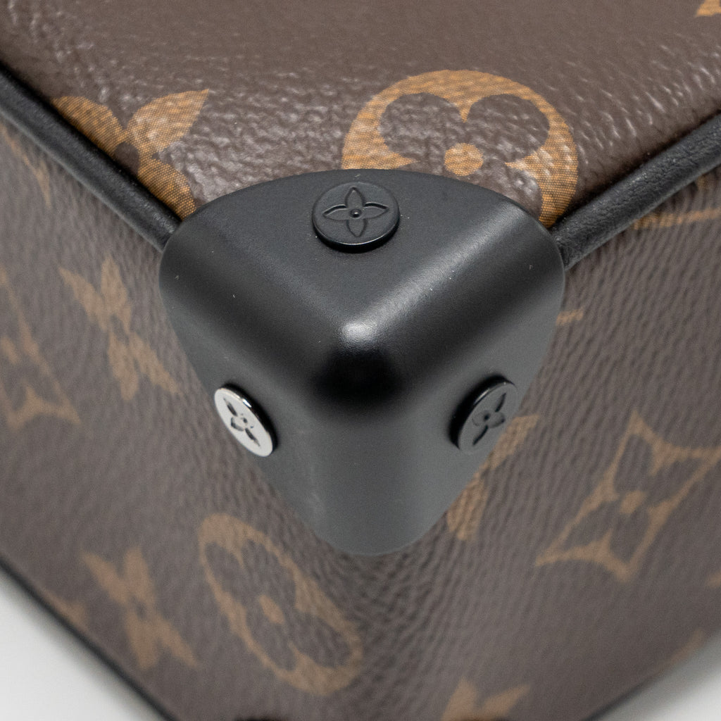LOUIS VUITTON MINI SOFT TRUNK MONOGRAM CANVAS MARA-BLACK/ORANGE HARDWARE