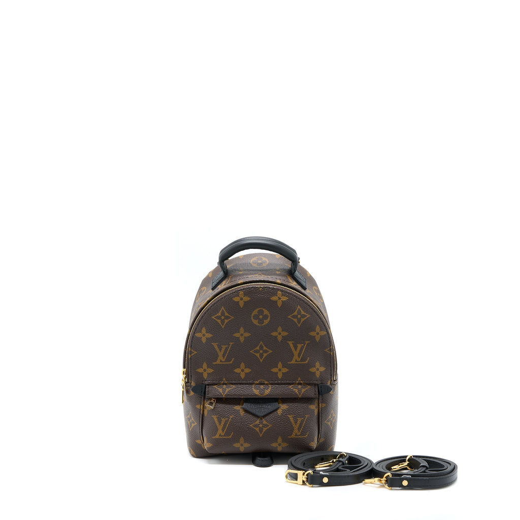 LOUIS VUITTON PALM SPRINGS MINI BACKPACK MONOGRAM CANVAS GHW (NEW VERSION)
