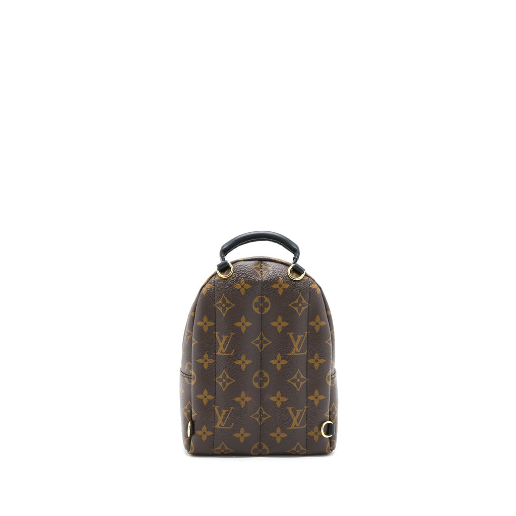 LOUIS VUITTON PALM SPRINGS MINI BACKPACK MONOGRAM CANVAS GHW (NEW VERSION)