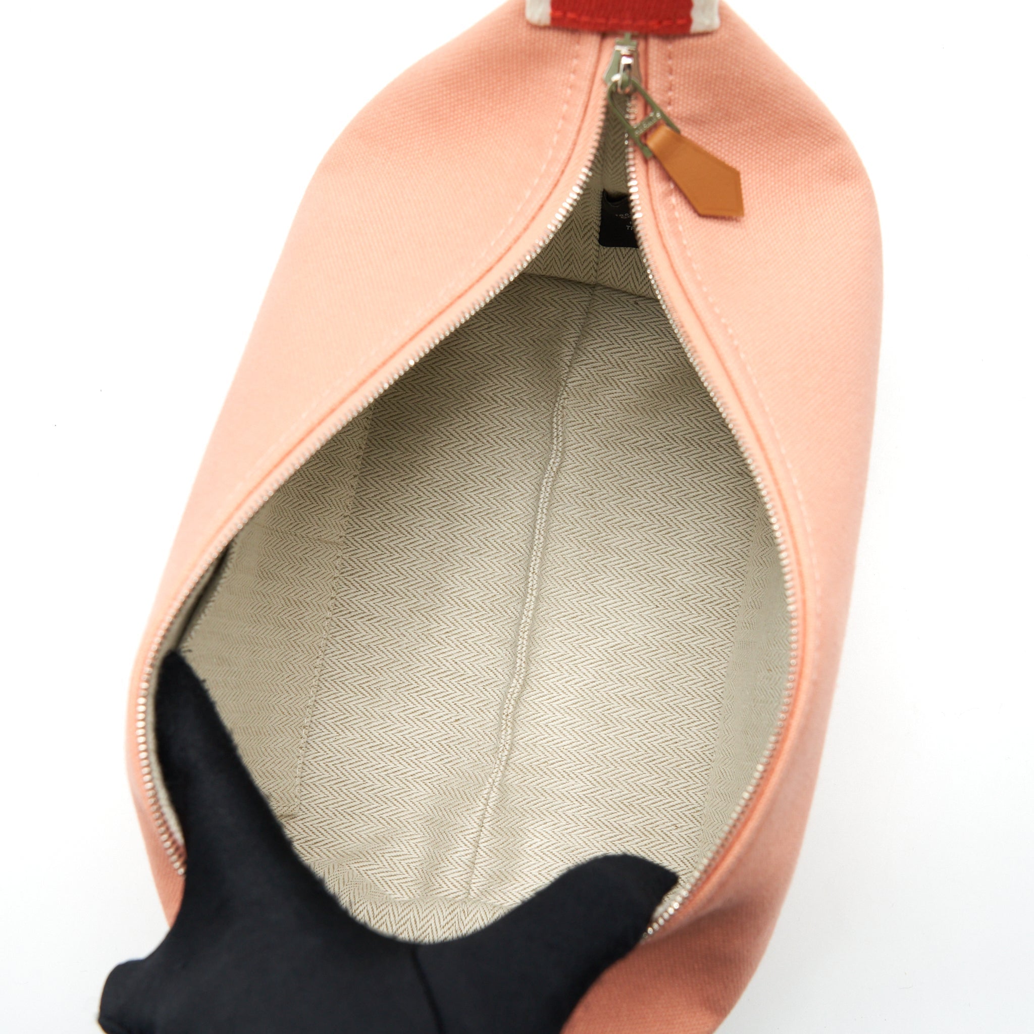 HERMES TROUSSE DE TOILETTE BRIDE PM CANVAS TRAVEL POUCH