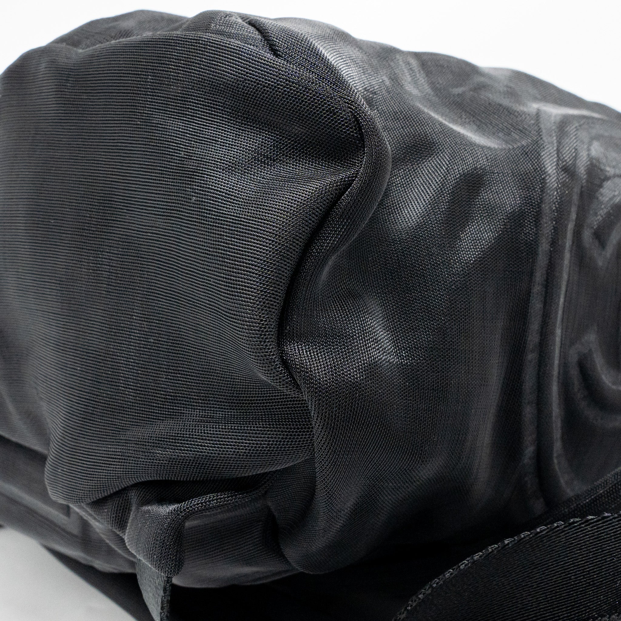 CHANEL COCO NEIGE BACKPACK MESH BLACK SHW